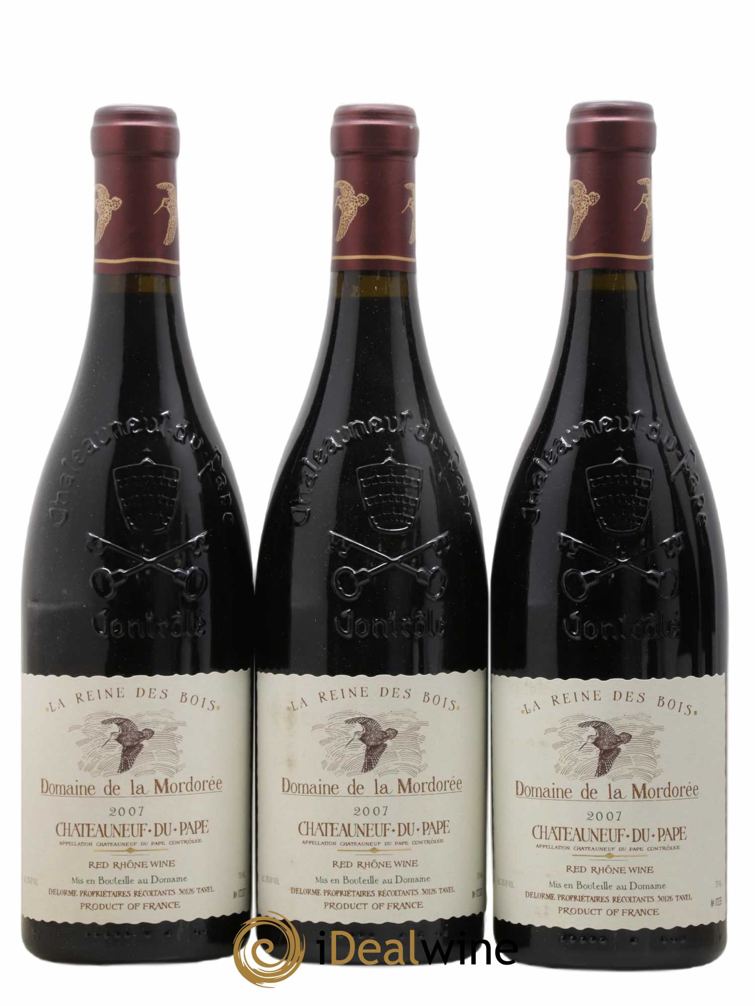 Châteauneuf-du-Pape Domaine de La Mordorée (Domaine de) 2007 - Lot de 6 bouteilles - 1