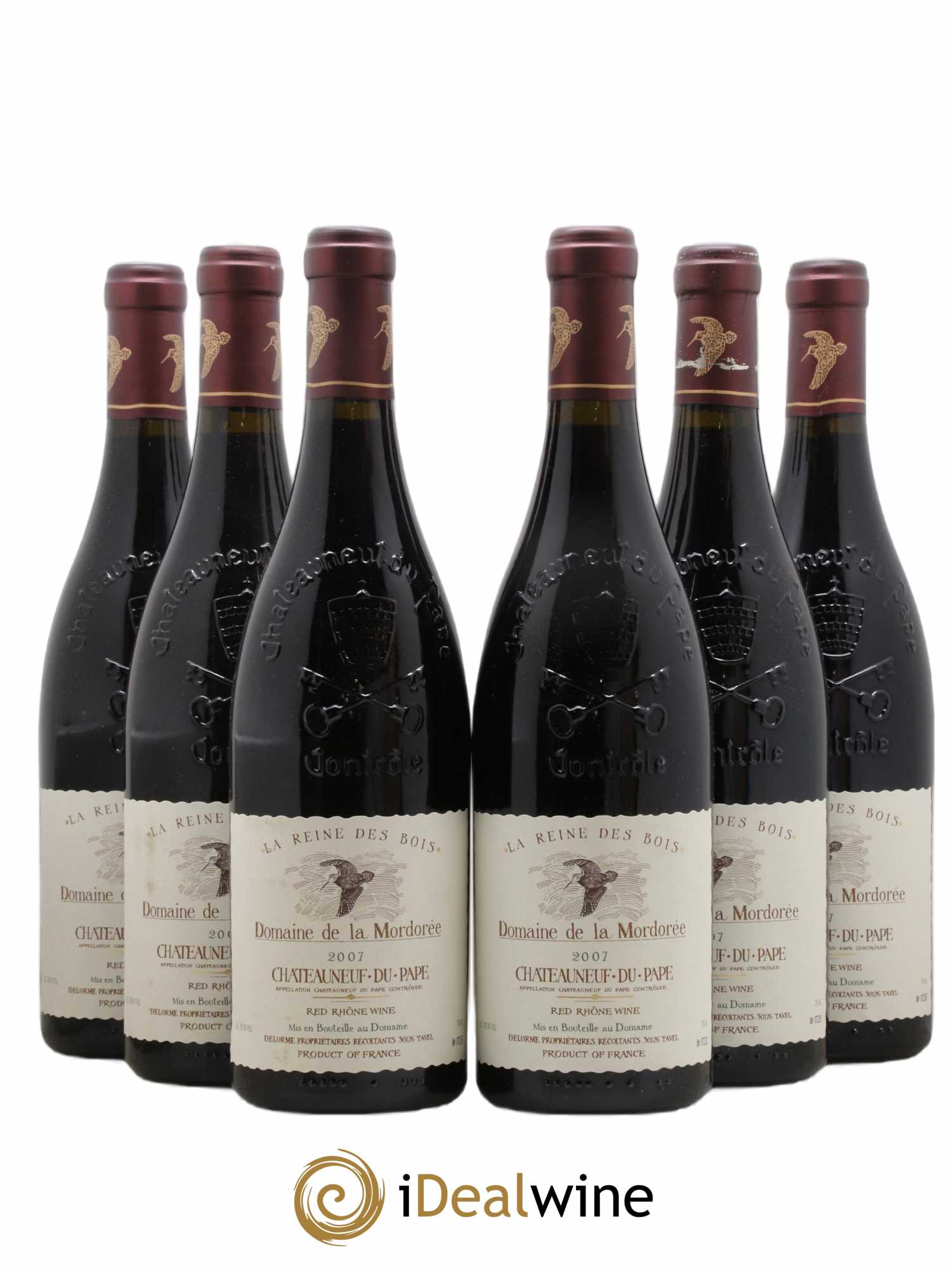 Châteauneuf-du-Pape Domaine de La Mordorée (Domaine de) 2007 - Lot de 6 bouteilles - 0