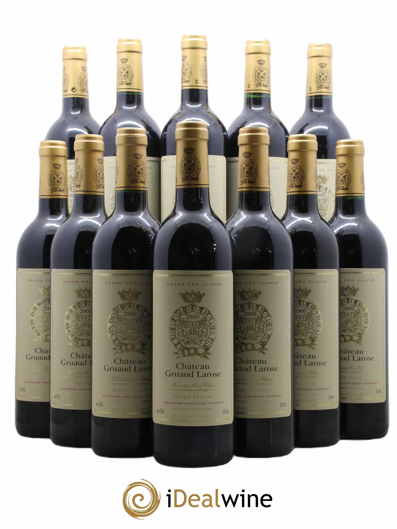 Château Gruaud Larose 2ème Grand Cru Classé 2000 - Lot de 12 bouteilles - 0