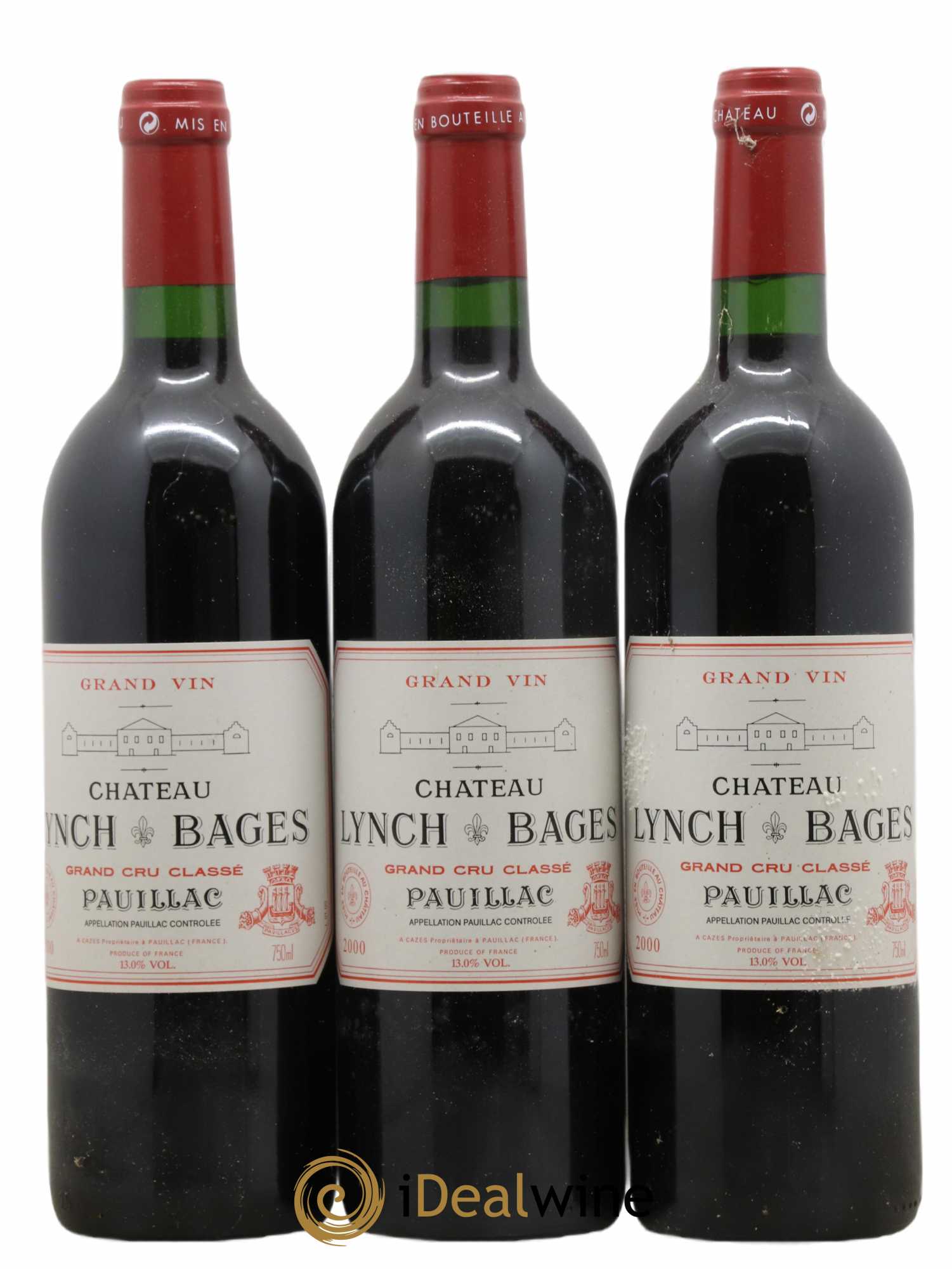 Château Lynch Bages 5ème Grand Cru Classé 2000 - Lot de 12 bouteilles - 4