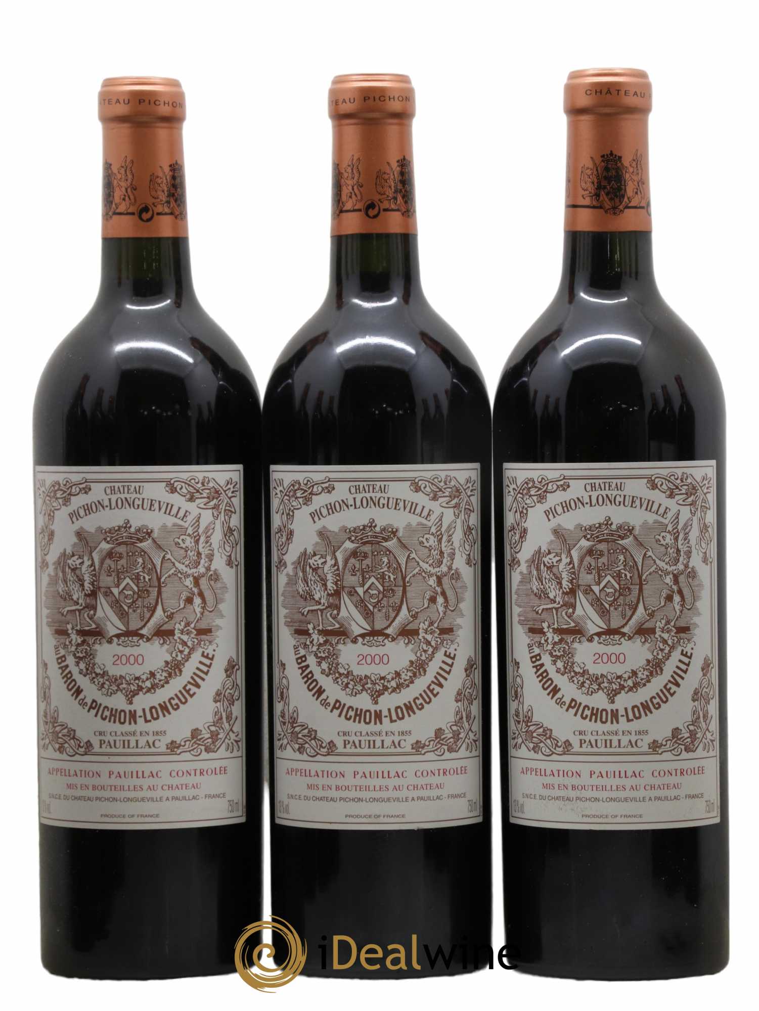 Pichon Longueville Baron 2ème Grand Cru Classé 2000 - Lot de 12 bouteilles - 2