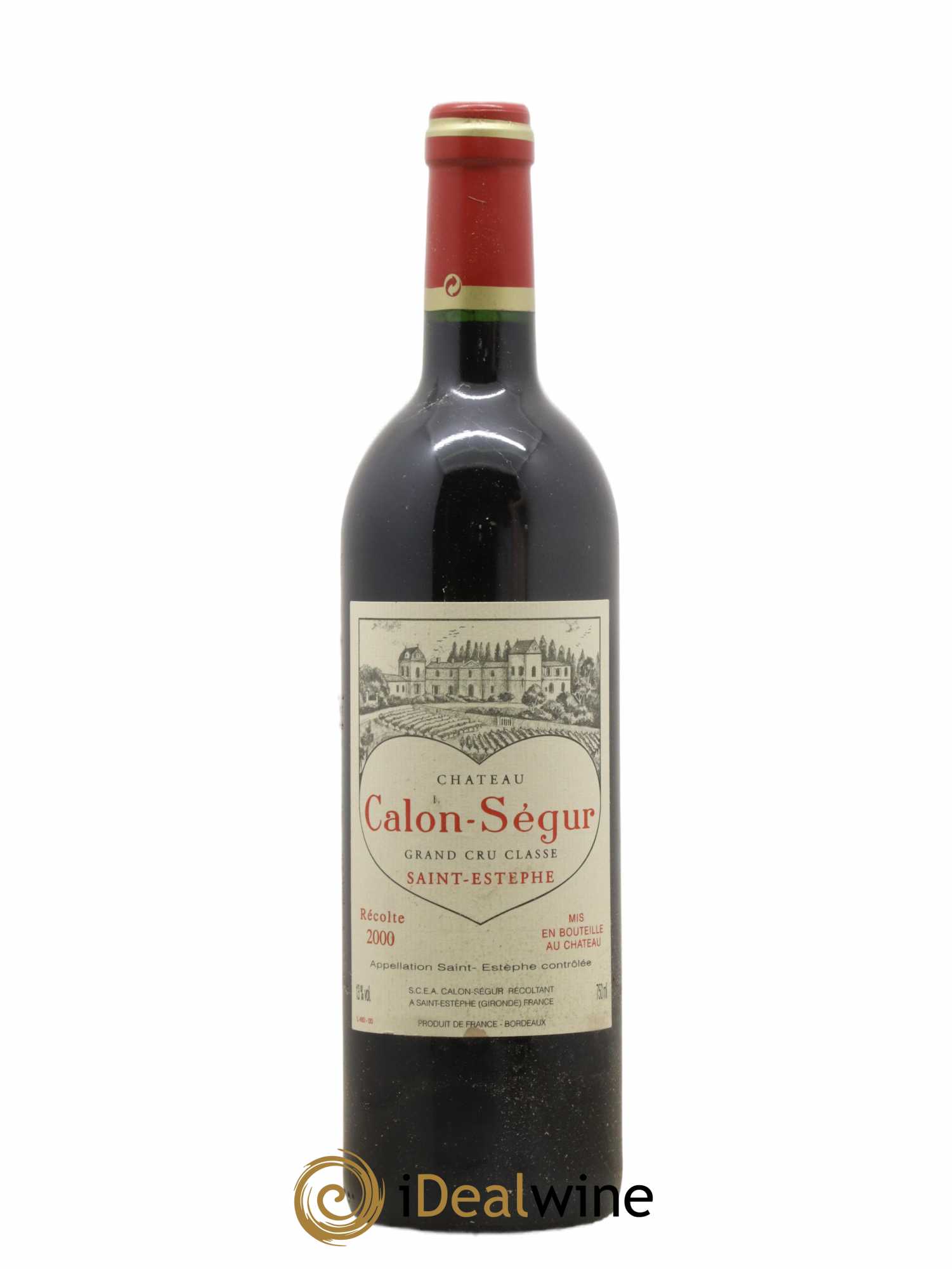 Château Calon Ségur 3ème Grand Cru Classé 2000 - Lot de 1 bouteille - 0