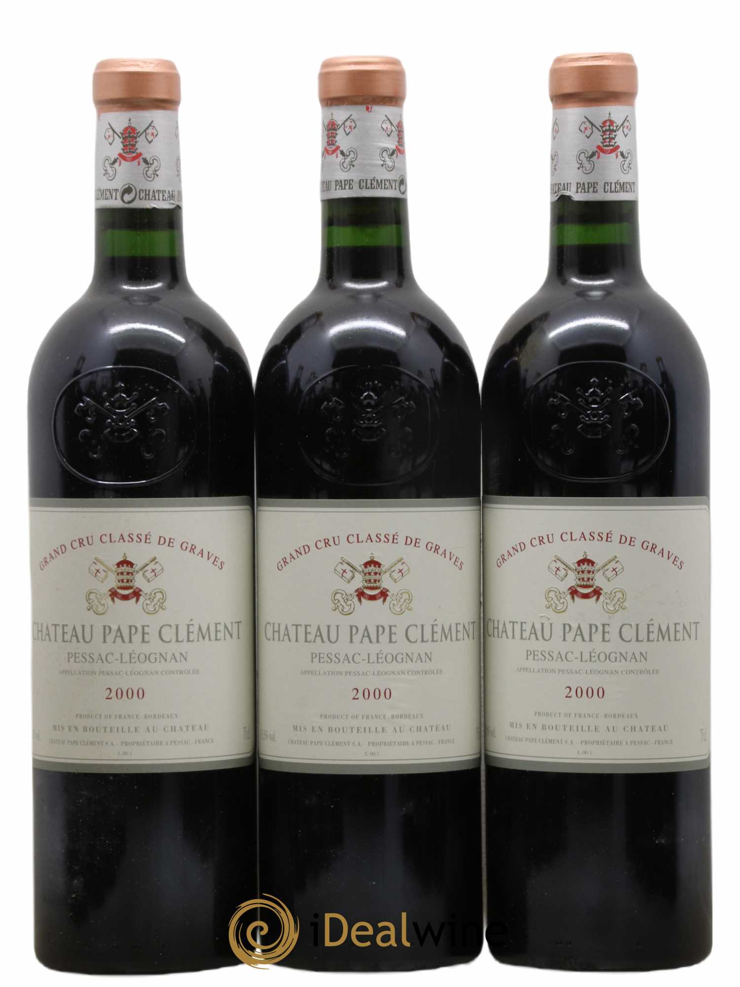 Château Pape Clément Cru Classé de Graves 2000 - Lot of 12 bottles - 1