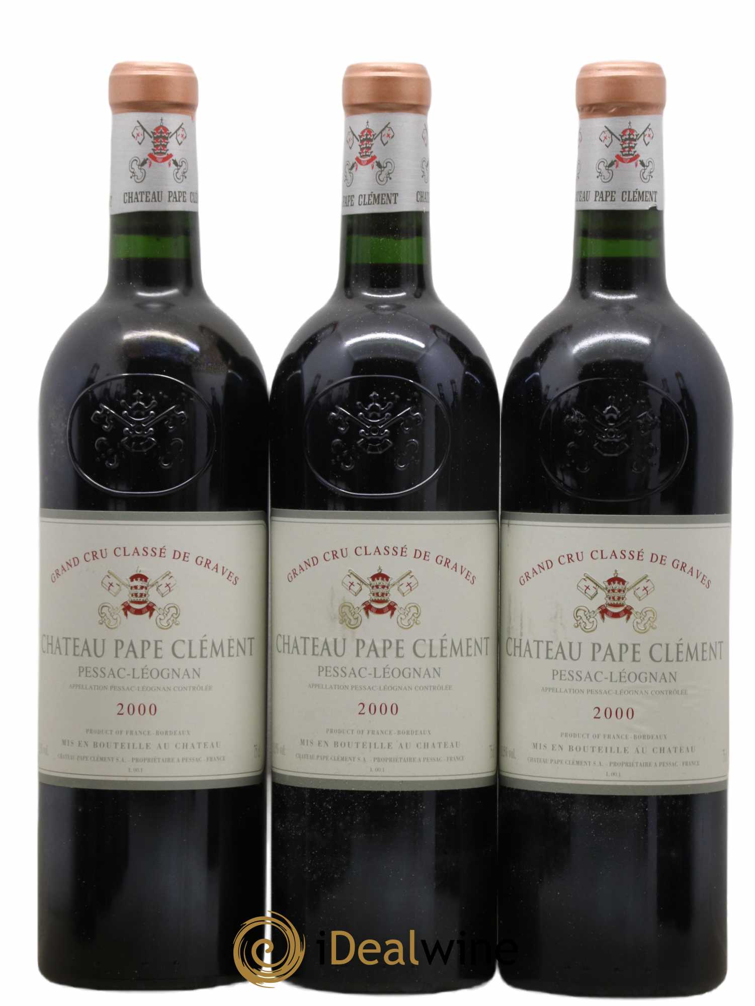 Château Pape Clément Cru Classé de Graves 2000 - Lot of 12 bottles - 2
