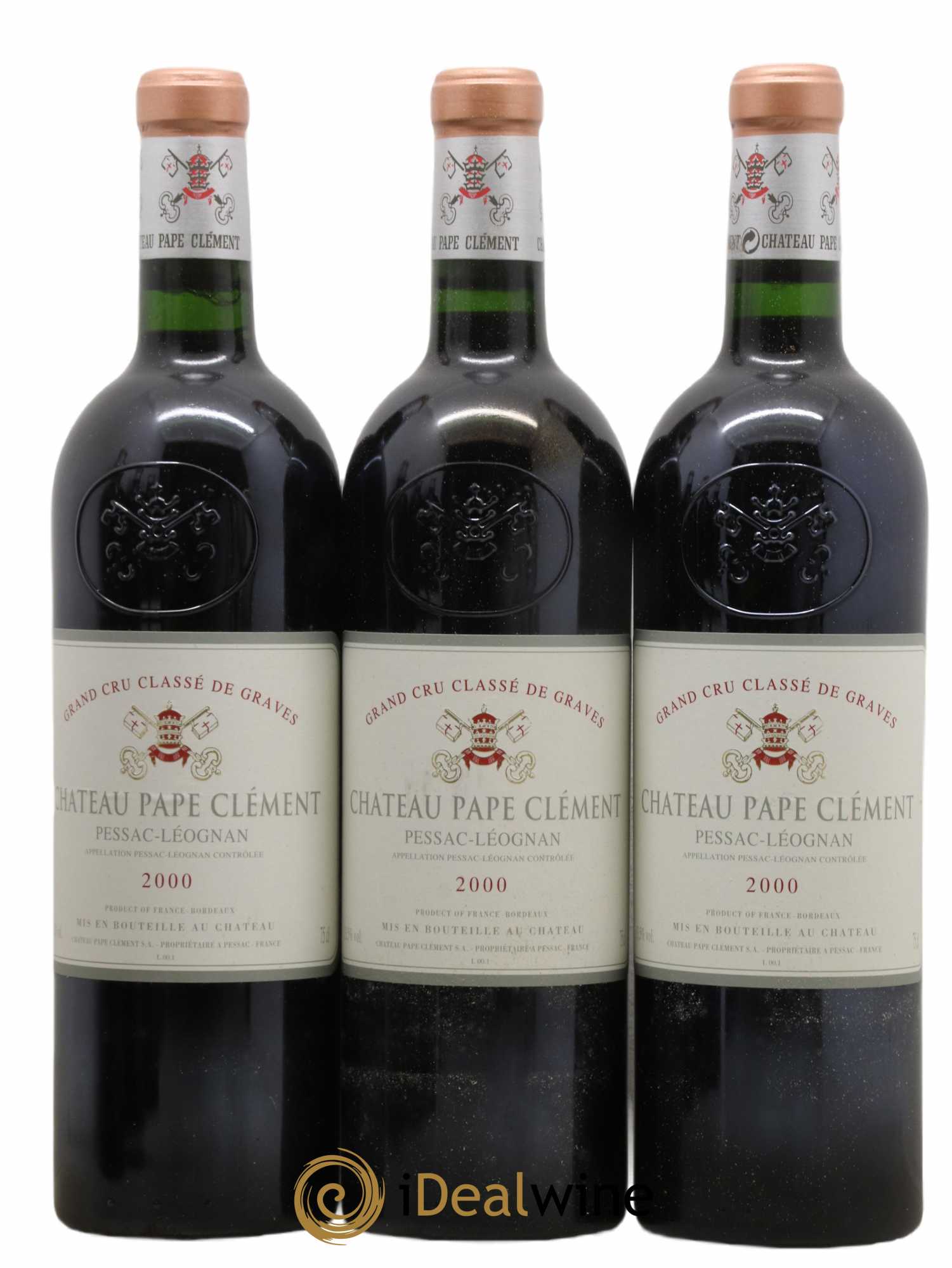 Château Pape Clément Cru Classé de Graves 2000 - Lot of 12 bottles - 3