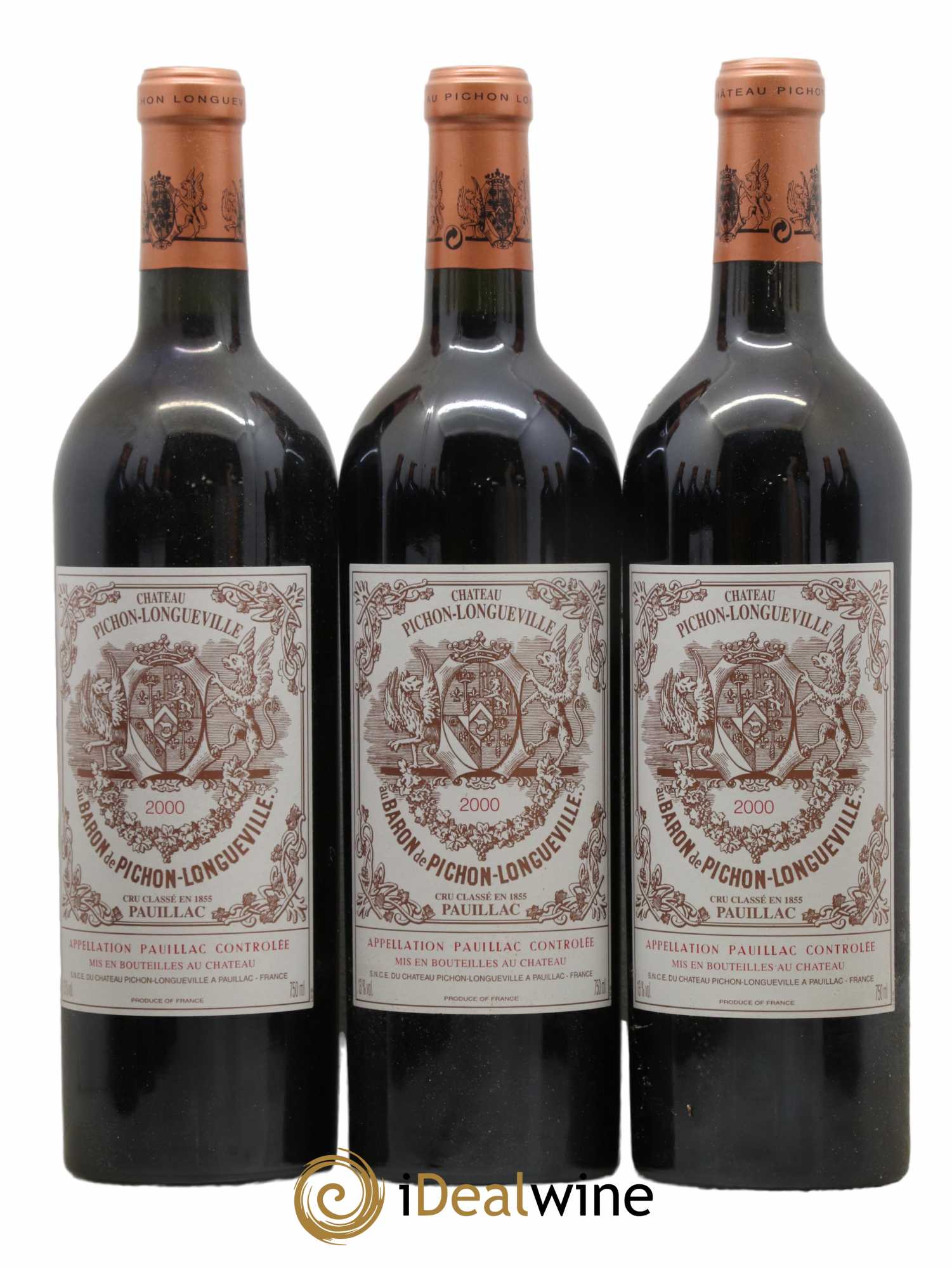 Pichon Longueville Baron 2ème Grand Cru Classé 2000 - Lot de 12 bouteilles - 2