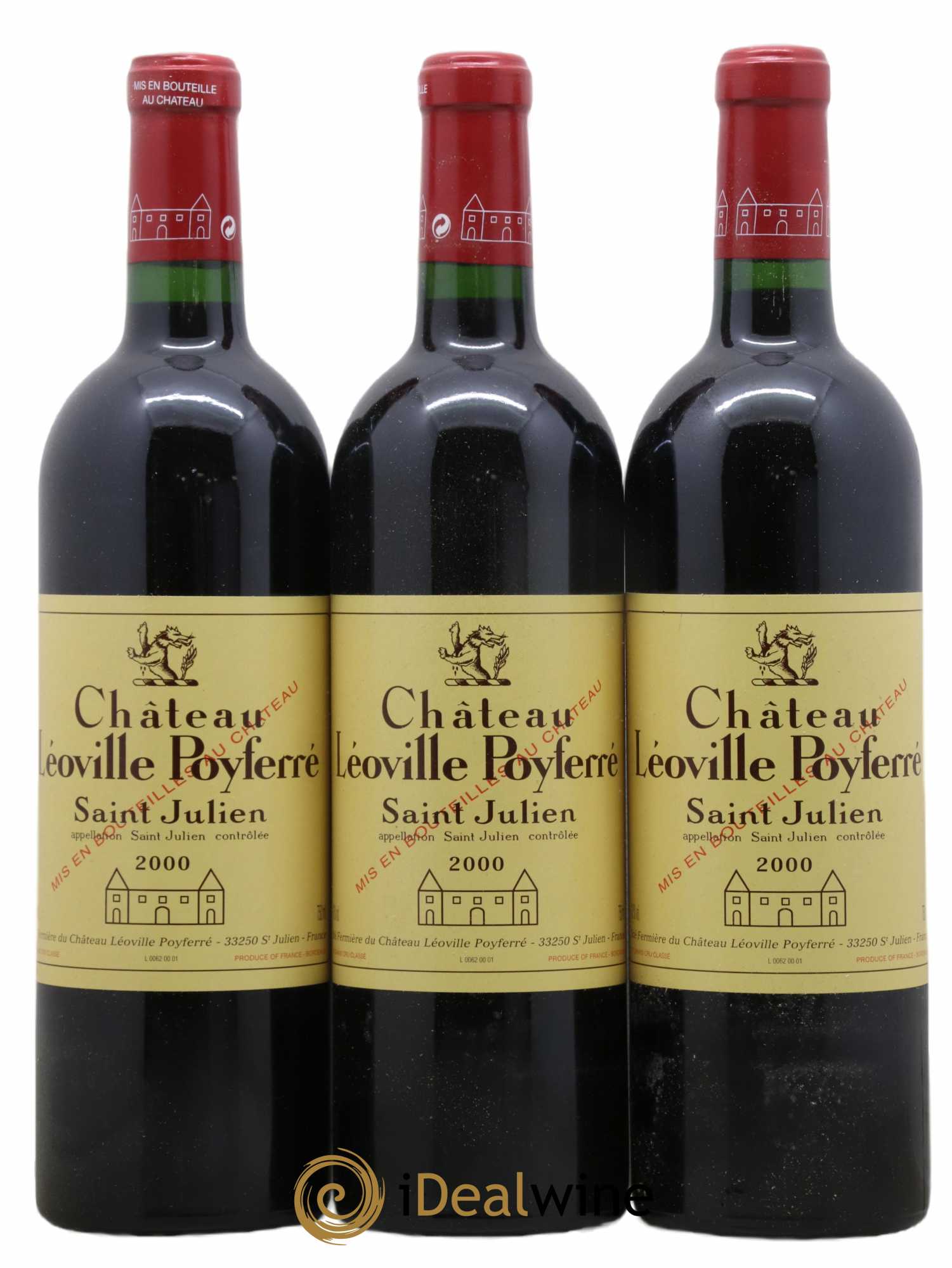 Château Léoville Poyferré 2ème Grand Cru Classé 2000 - Lot de 12 bouteilles - 4