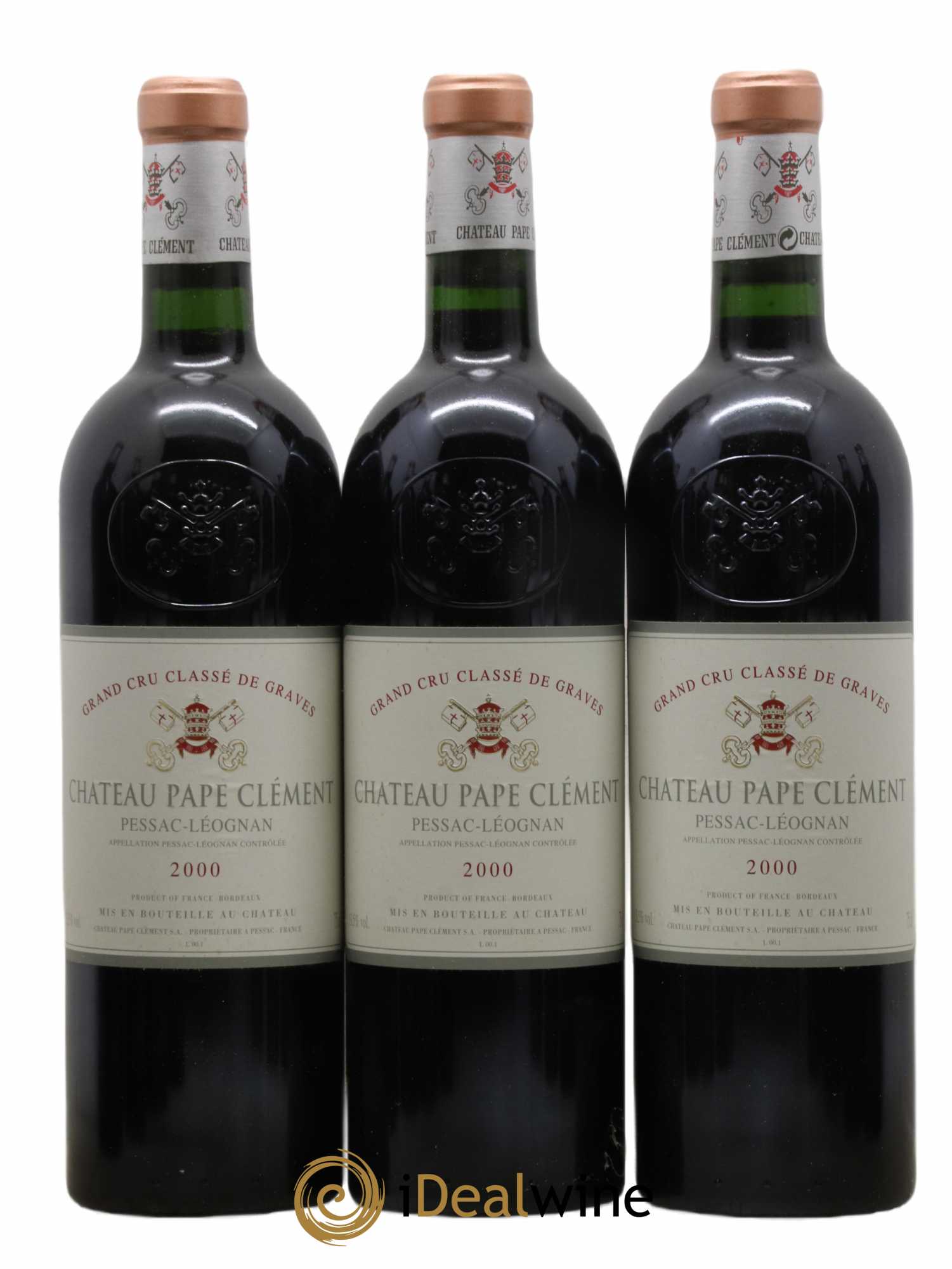 Château Pape Clément Cru Classé de Graves 2000 - Lot of 12 bottles - 1