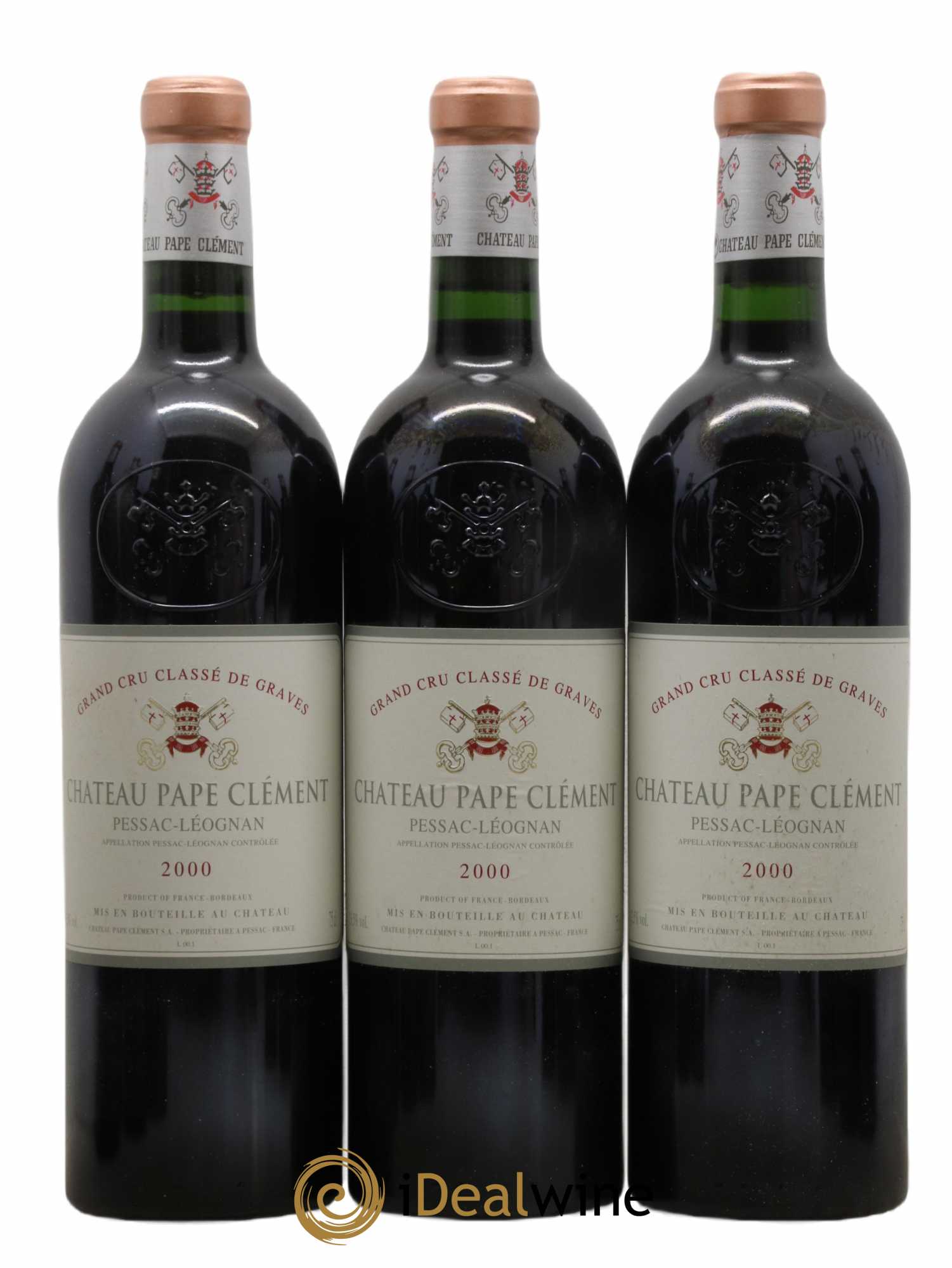 Château Pape Clément Cru Classé de Graves 2000 - Lot of 12 bottles - 2