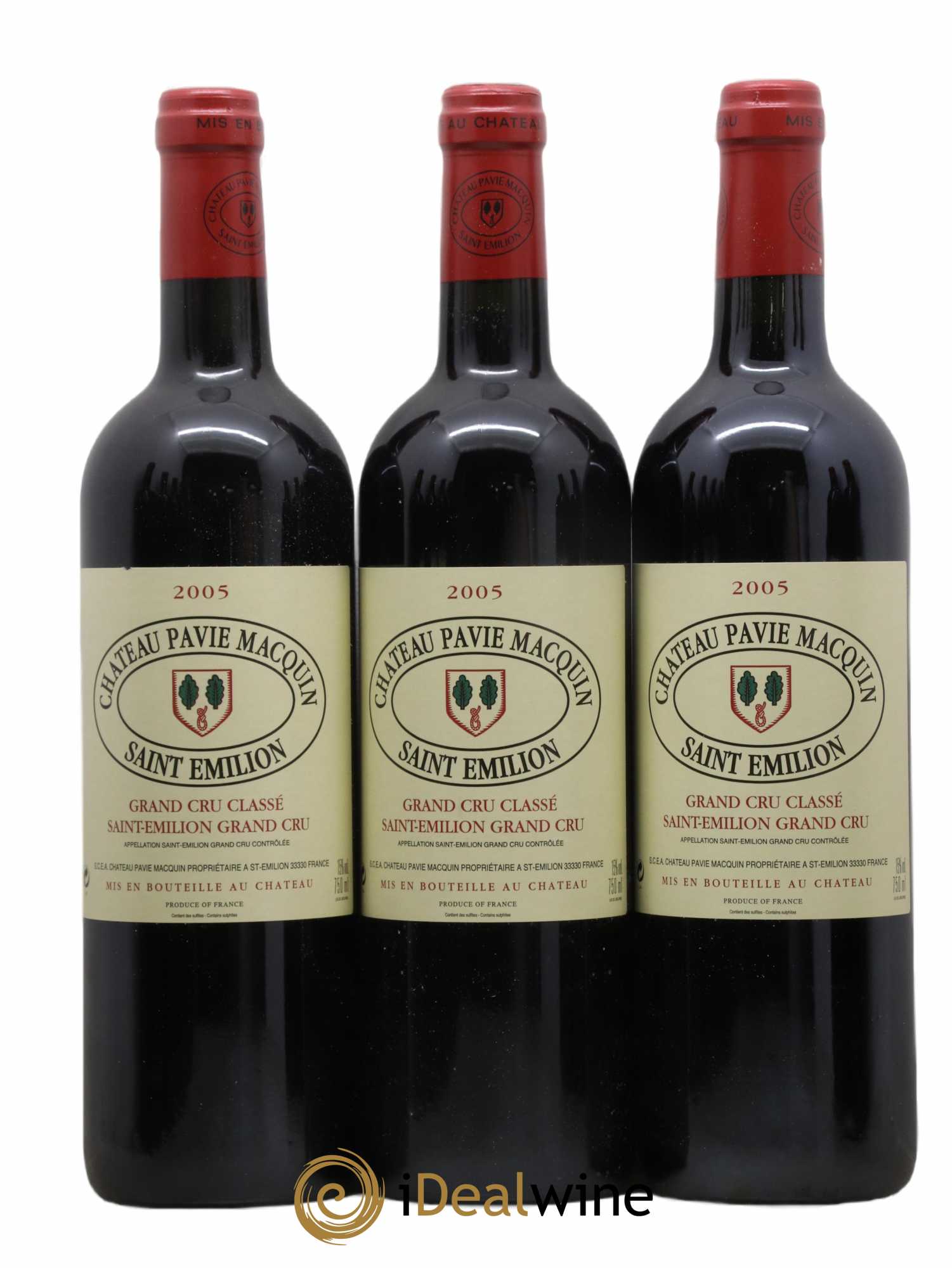 Château Pavie Macquin 1er Grand Cru Classé B 2005 - Lot de 12 bouteilles - 2