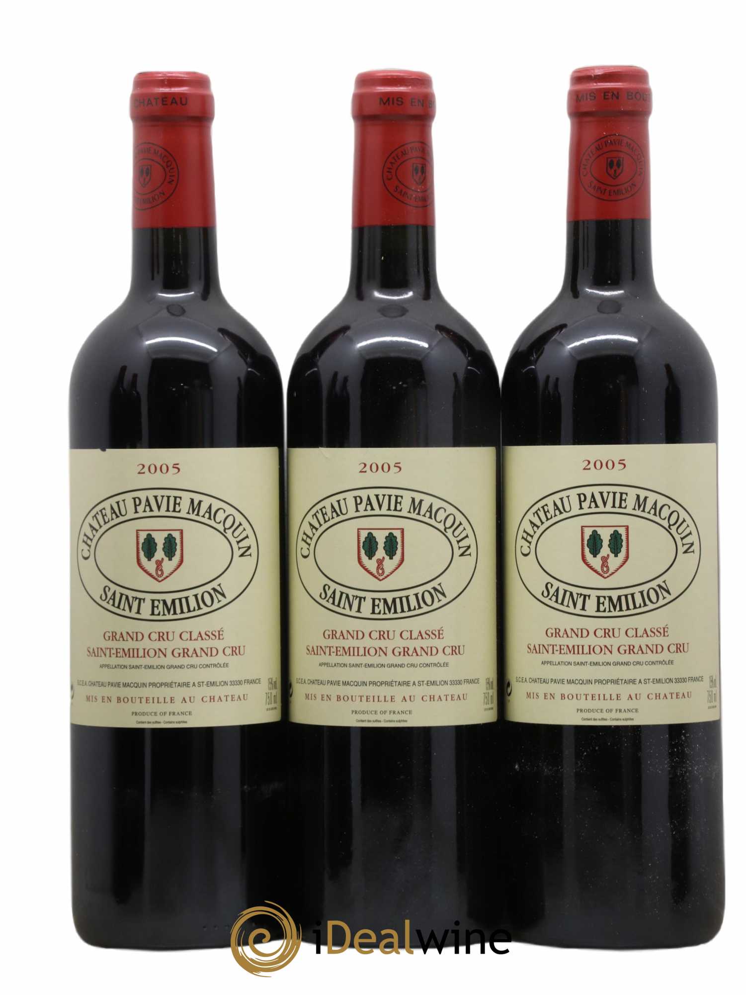 Château Pavie Macquin 1er Grand Cru Classé B 2005 - Lot de 12 bouteilles - 3