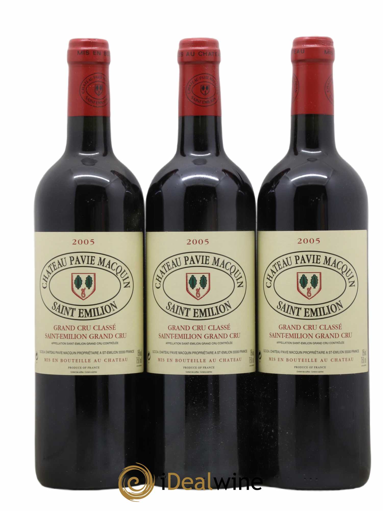 Château Pavie Macquin 1er Grand Cru Classé B 2005 - Lot de 12 bouteilles - 4