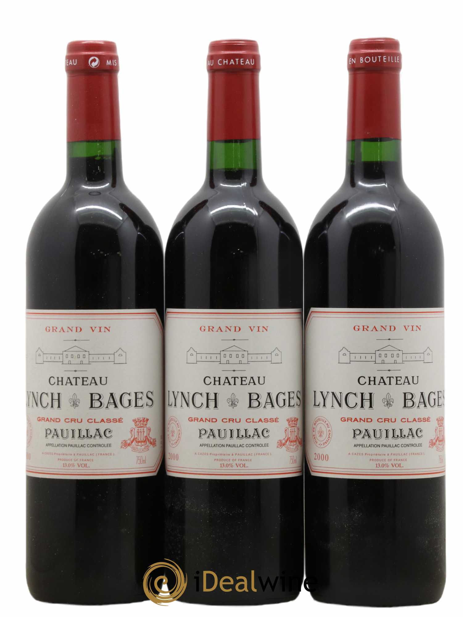 Château Lynch Bages 5ème Grand Cru Classé 2000 - Lot de 12 bouteilles - 4