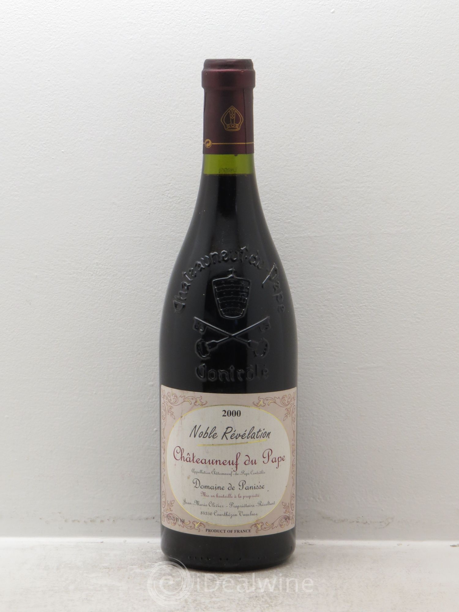 Châteauneuf-du-Pape Domaine de Panisse Noble Révélation 2000 - Posten von 1 Flasche - 0