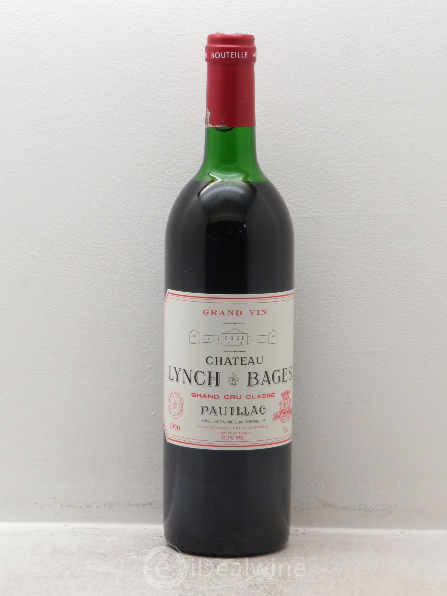 Château Lynch Bages 5ème Grand Cru Classé 1990 - Lot de 1 bouteille - 0