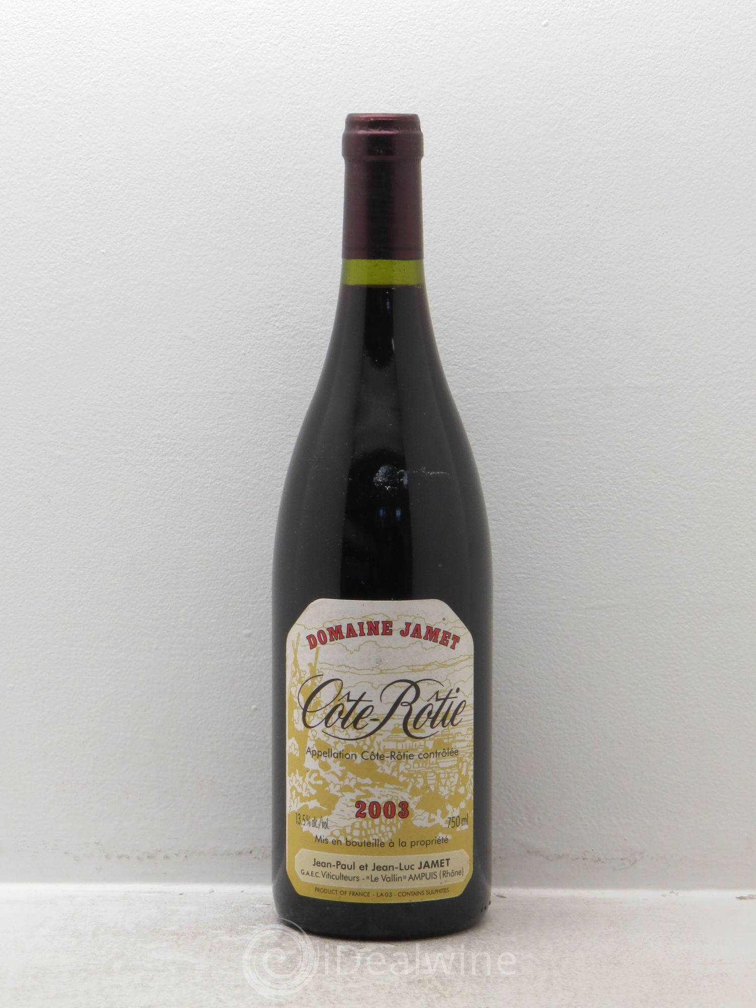 Côte-Rôtie Jamet (Domaine) 2003 - Lot de 1 bouteille - 0