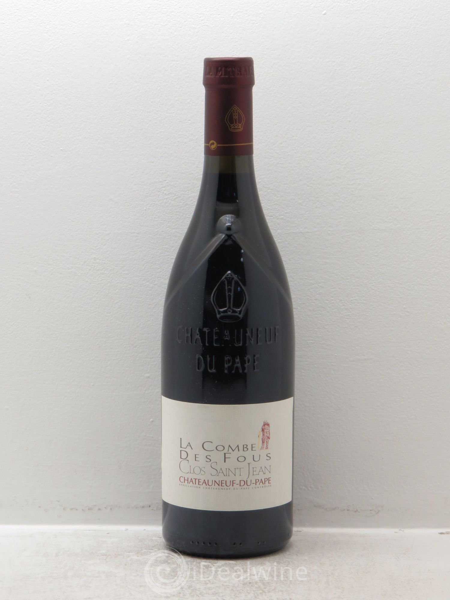 Châteauneuf-du-Pape Clos Saint-Jean La Combe des Fous Pascal et Vincent Maurel 2004 - Lot de 1 bouteille - 0