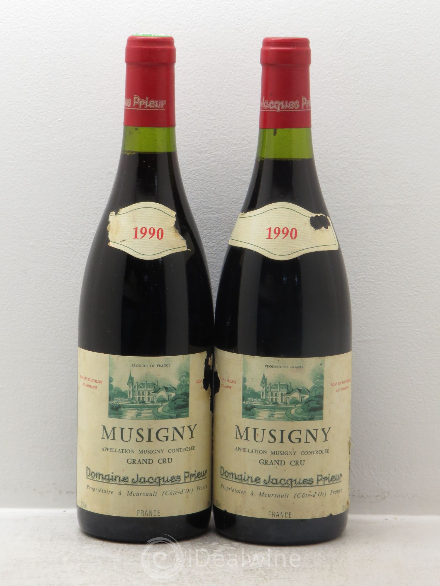 Musigny Grand Cru Jacques Prieur (Domaine) 1990 - Lot de 2 bouteilles - 0