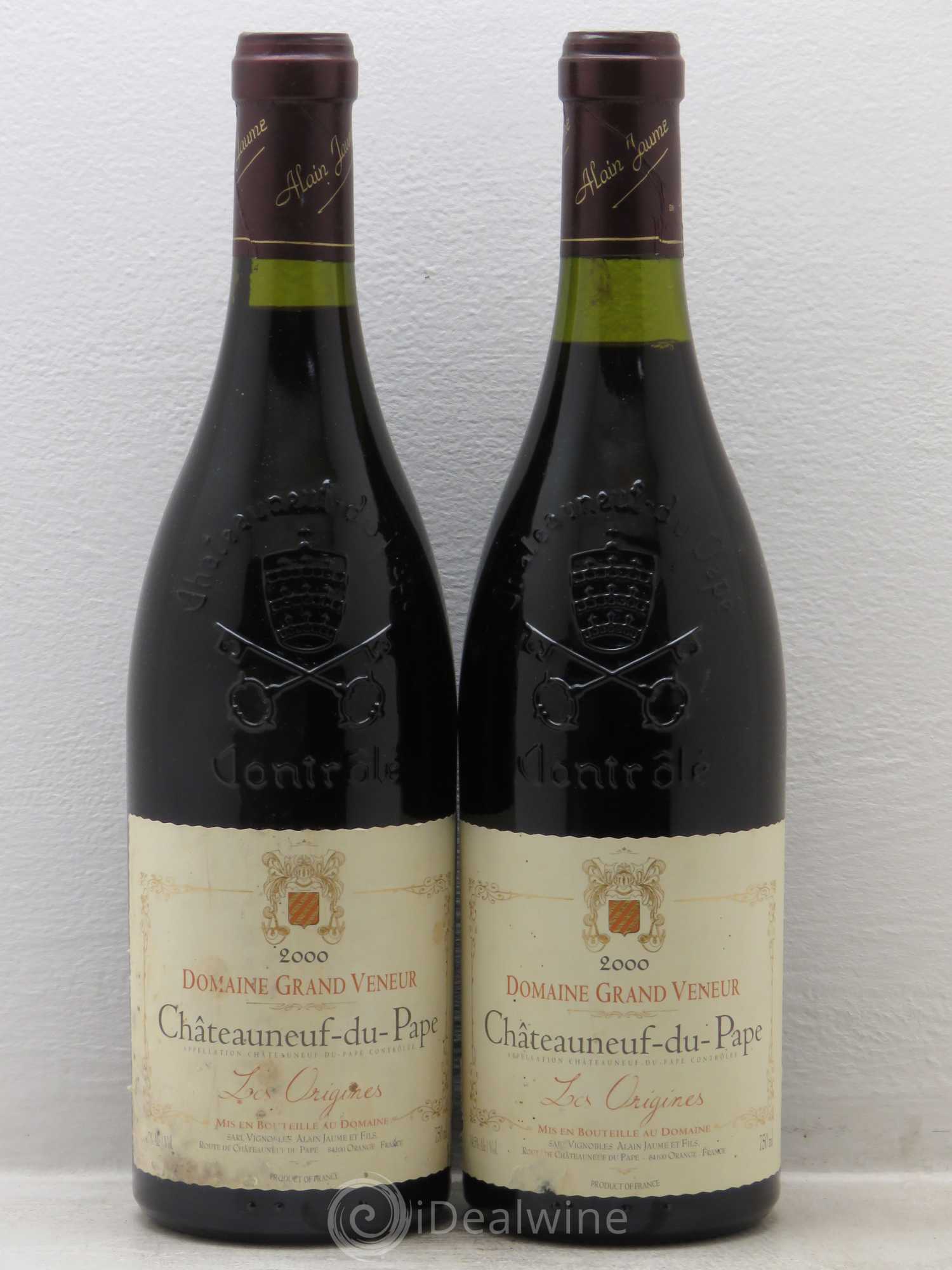 Châteauneuf-du-Pape Les Origines Grand Veneur (Domaine) 2000 - Lot de 2 bouteilles - 0