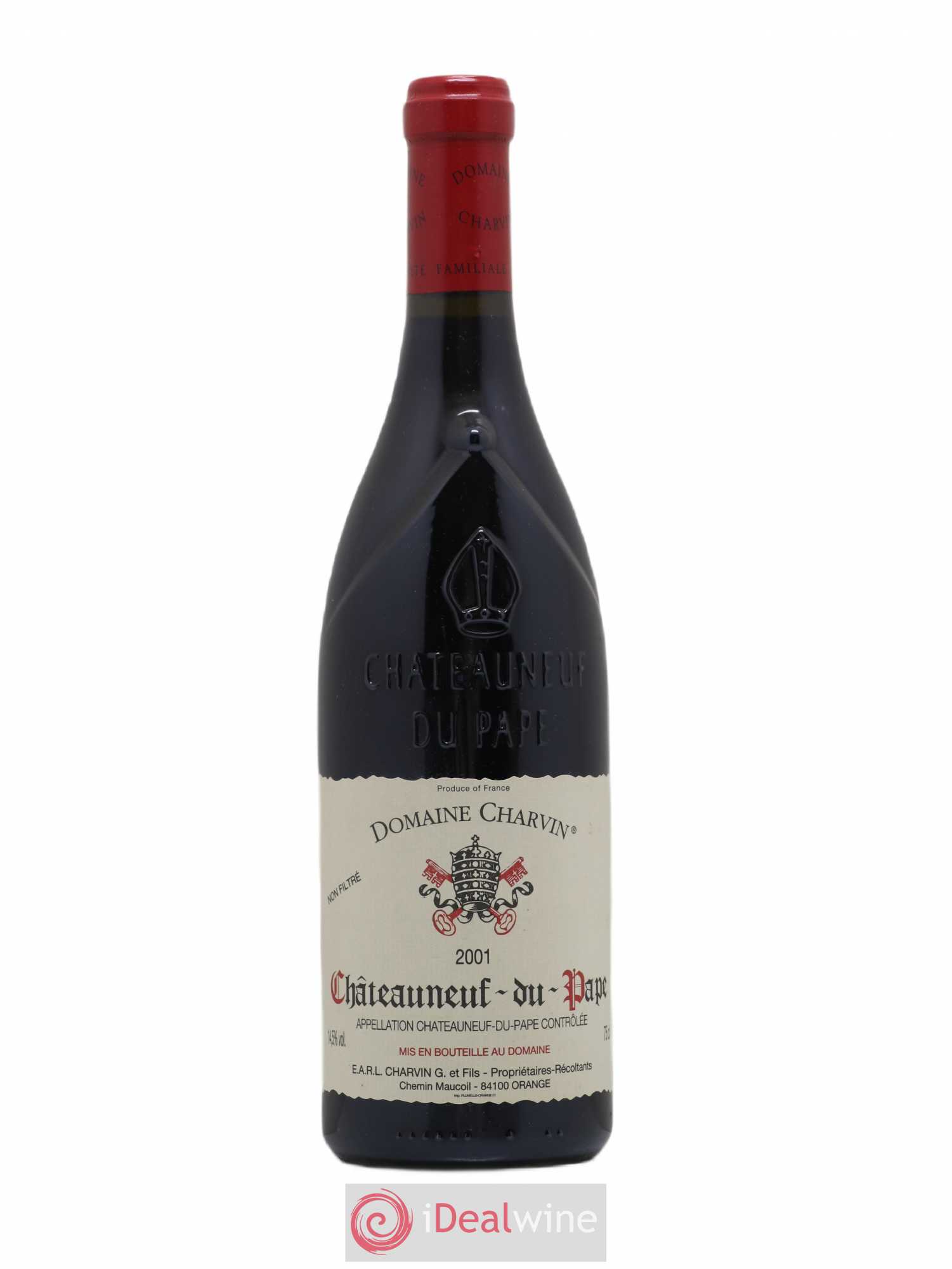 Châteauneuf-du-Pape Charvin (Domaine) 2001 - Lot de 1 bouteille - 0