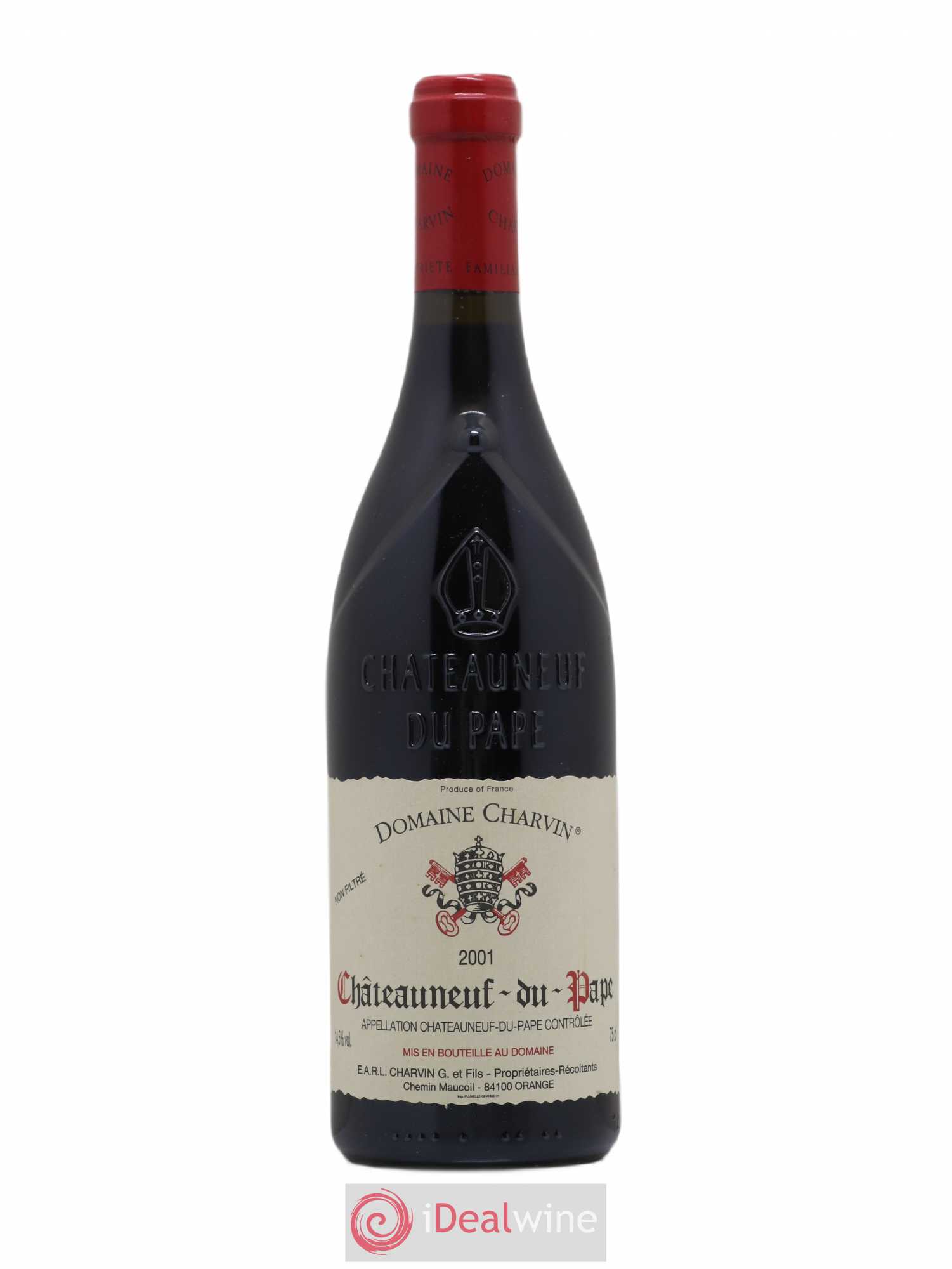 Châteauneuf-du-Pape Charvin (Domaine) 2001 - Lot de 1 bouteille - 0