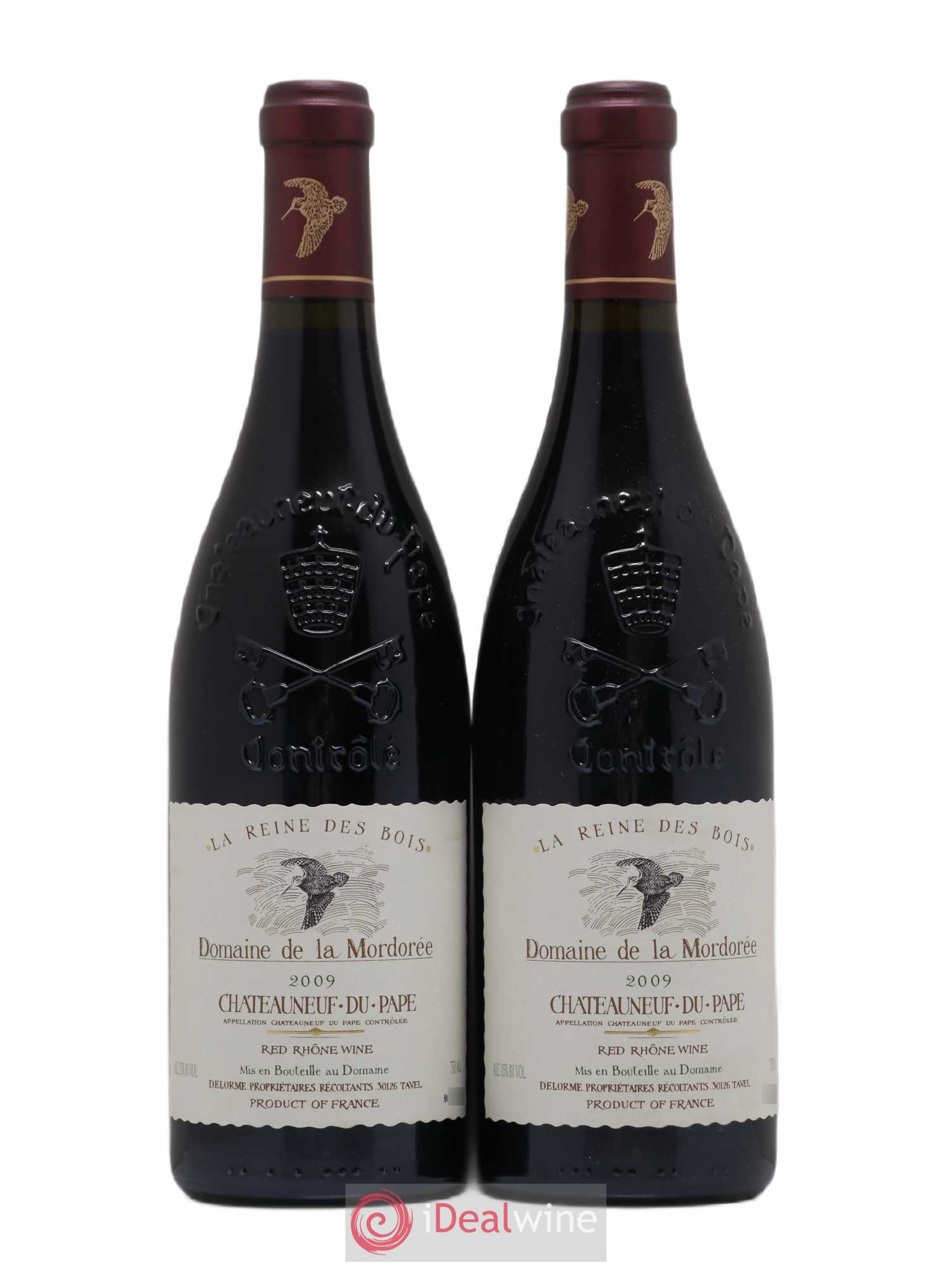 Châteauneuf-du-Pape Cuvée de la Reine des Bois La Mordorée (Domaine de) 2009 - Lot de 2 bouteilles - 0