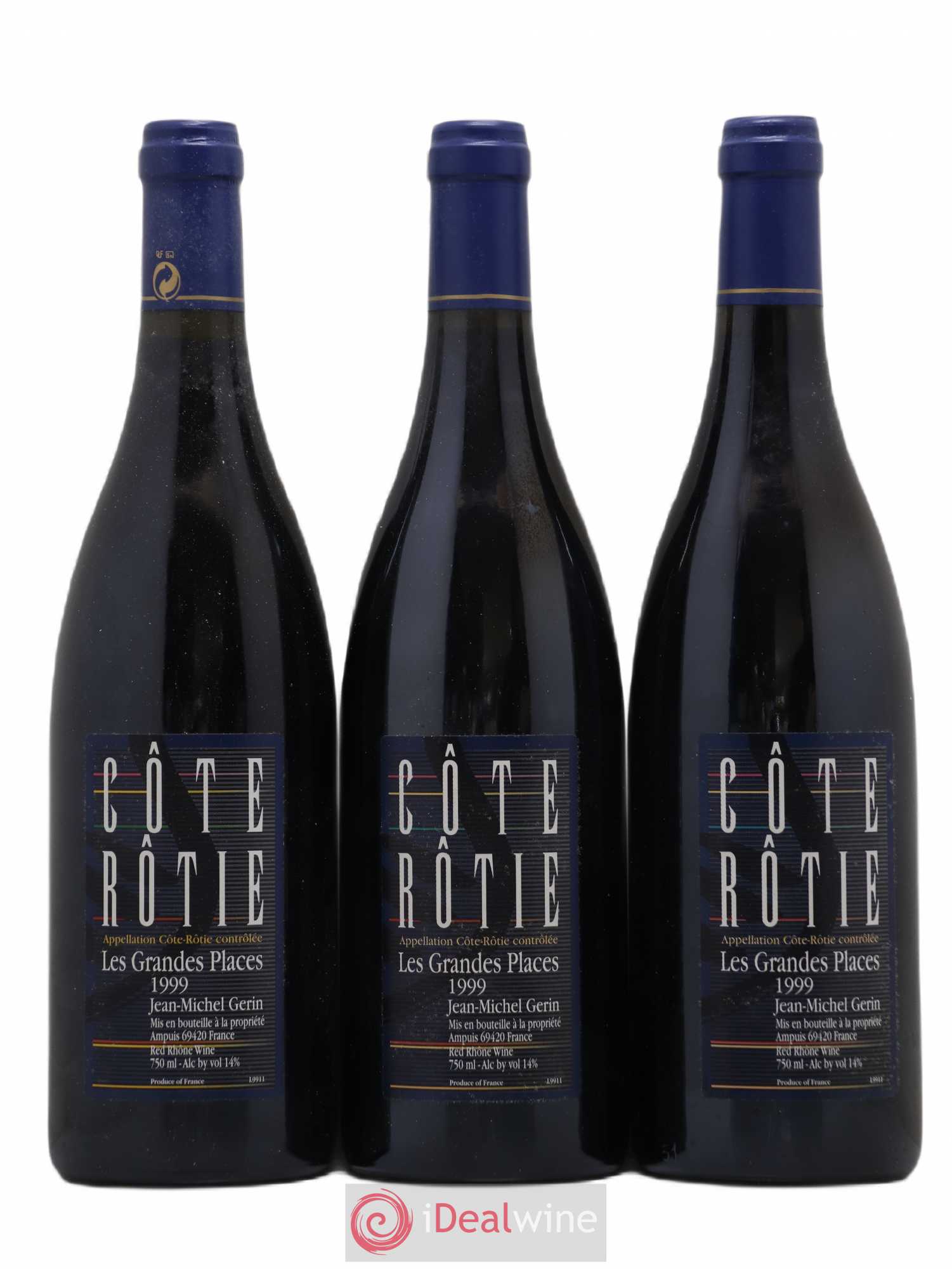Côte-Rôtie Les Grandes Places Jean-Michel Gerin 1999 - Lot de 6 bouteilles - 2