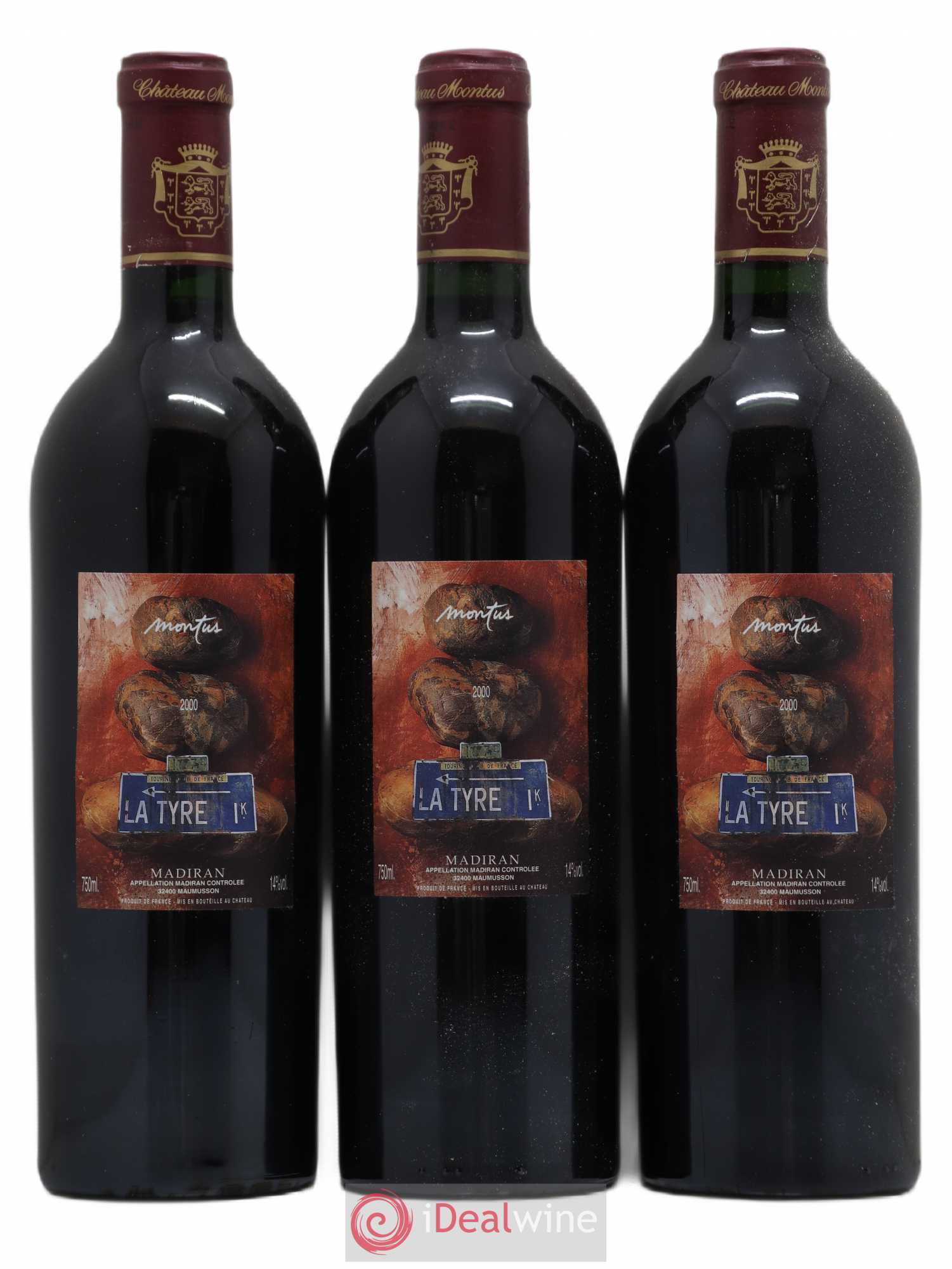 Madiran Château Montus-La Tyre Alain Brumont 2000 - Lot de 6 bouteilles - 2