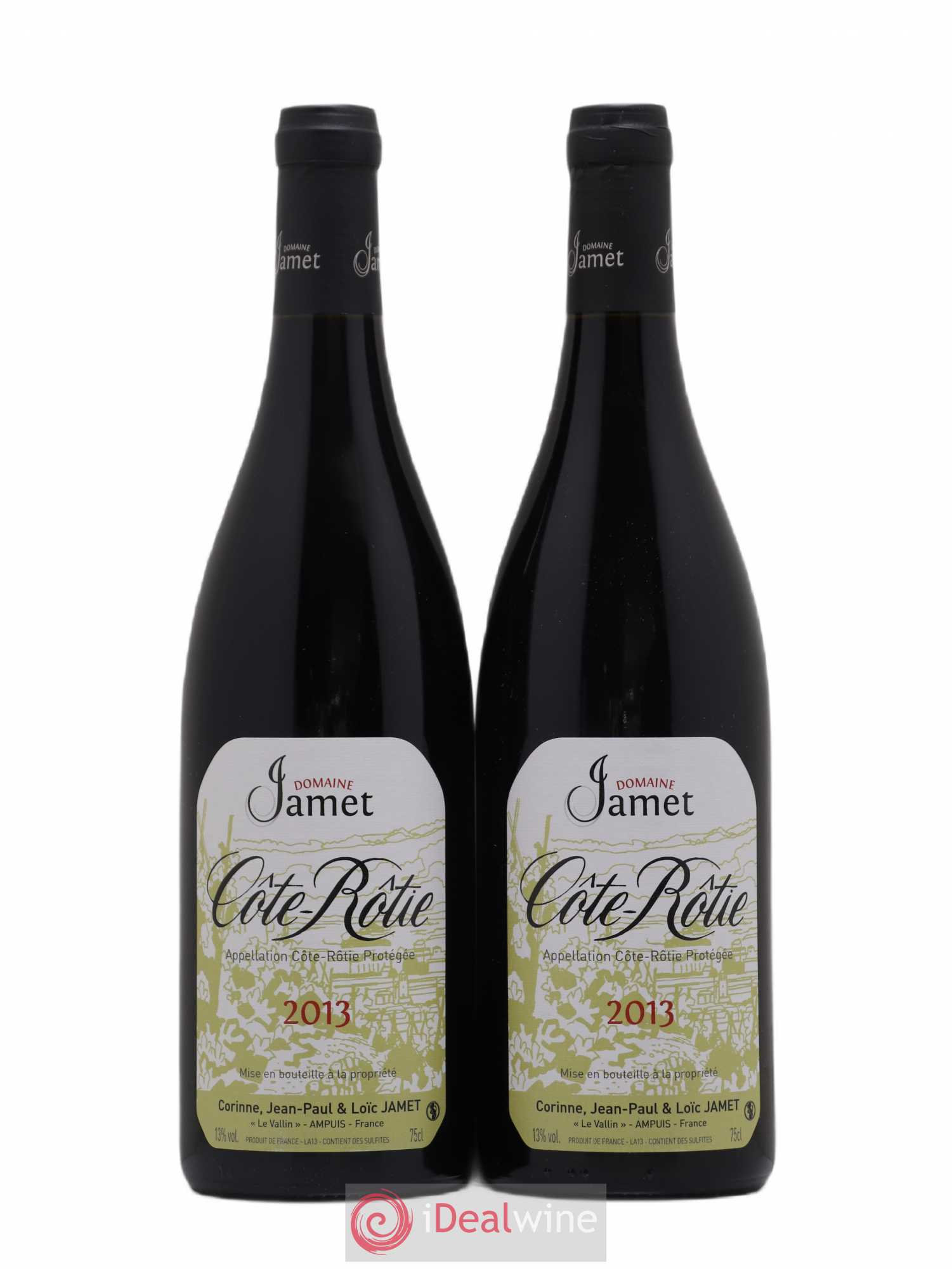 Côte-Rôtie Jamet (Domaine) 2013 - Lot de 2 bouteilles - 0