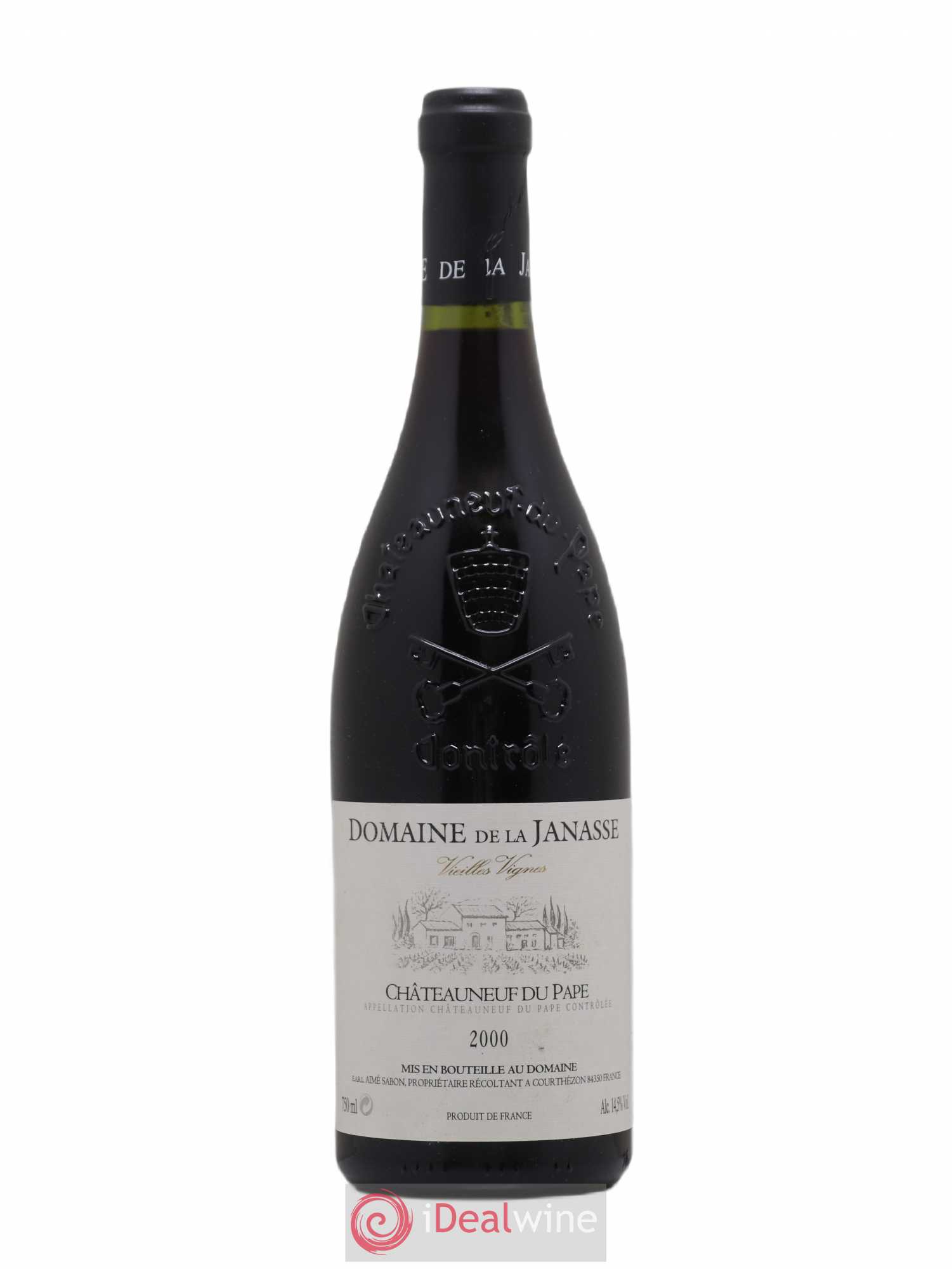 Châteauneuf-du-Pape Cuvée Vieilles Vignes La Janasse (Domaine de) 2000 - Lot de 1 bouteille - 0