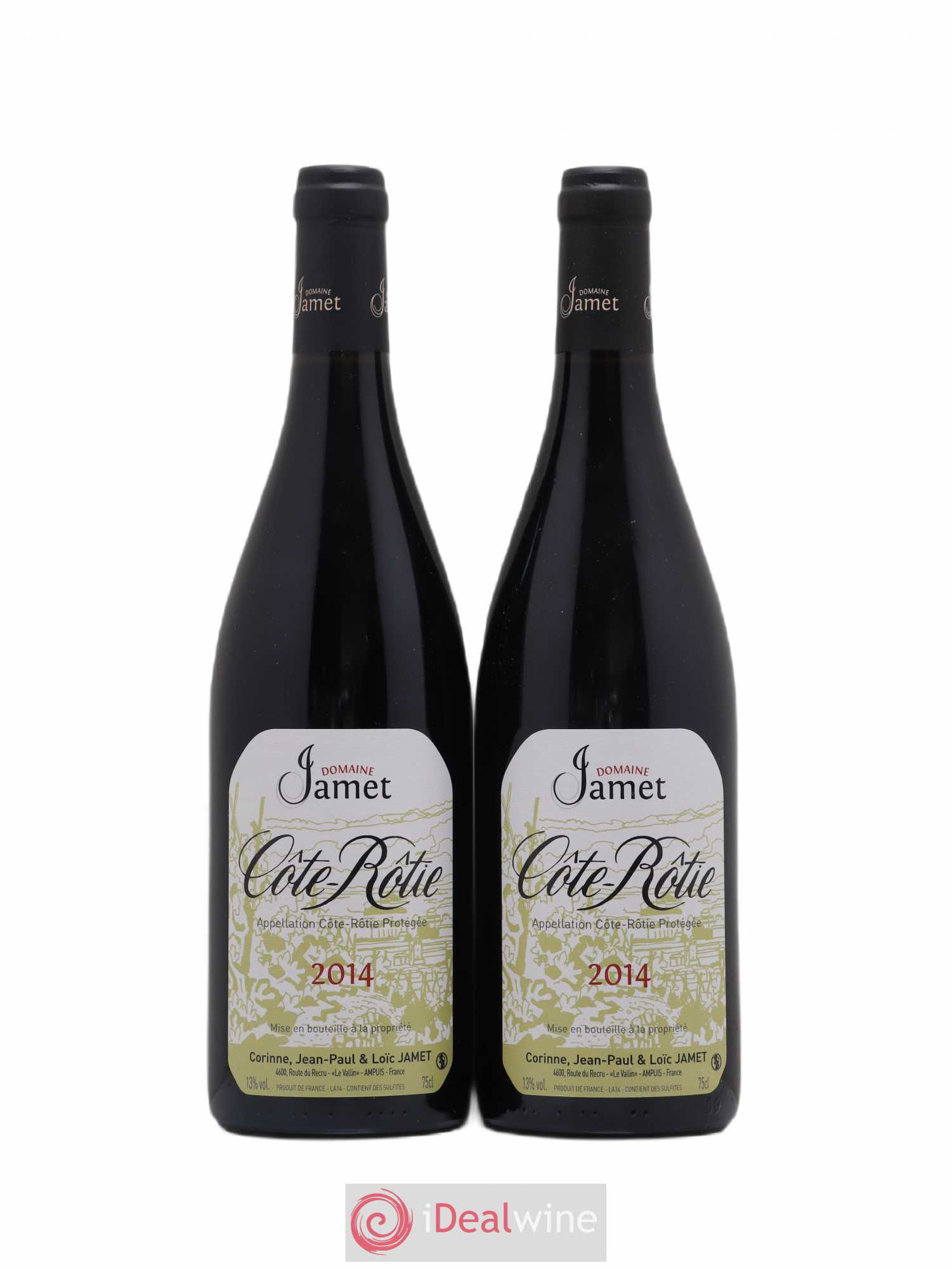 Côte-Rôtie Jamet (Domaine) 2014 - Lot de 2 bouteilles - 0