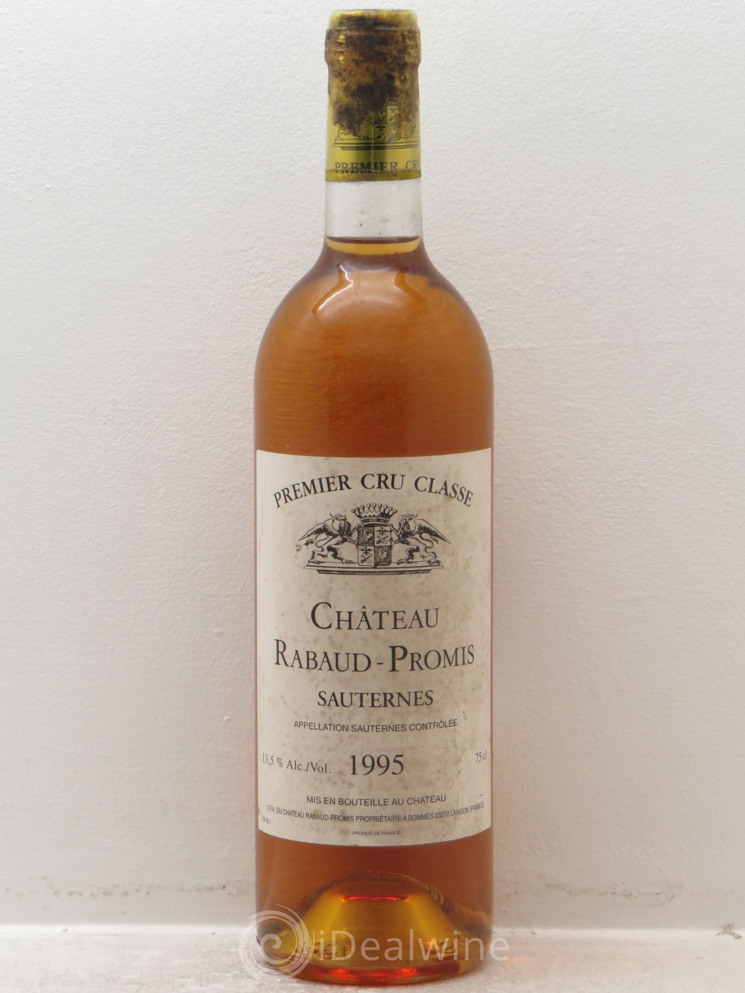 Château Rabaud Promis 1er Grand Cru Classé 1995 - Posten von 1 Flasche - 0