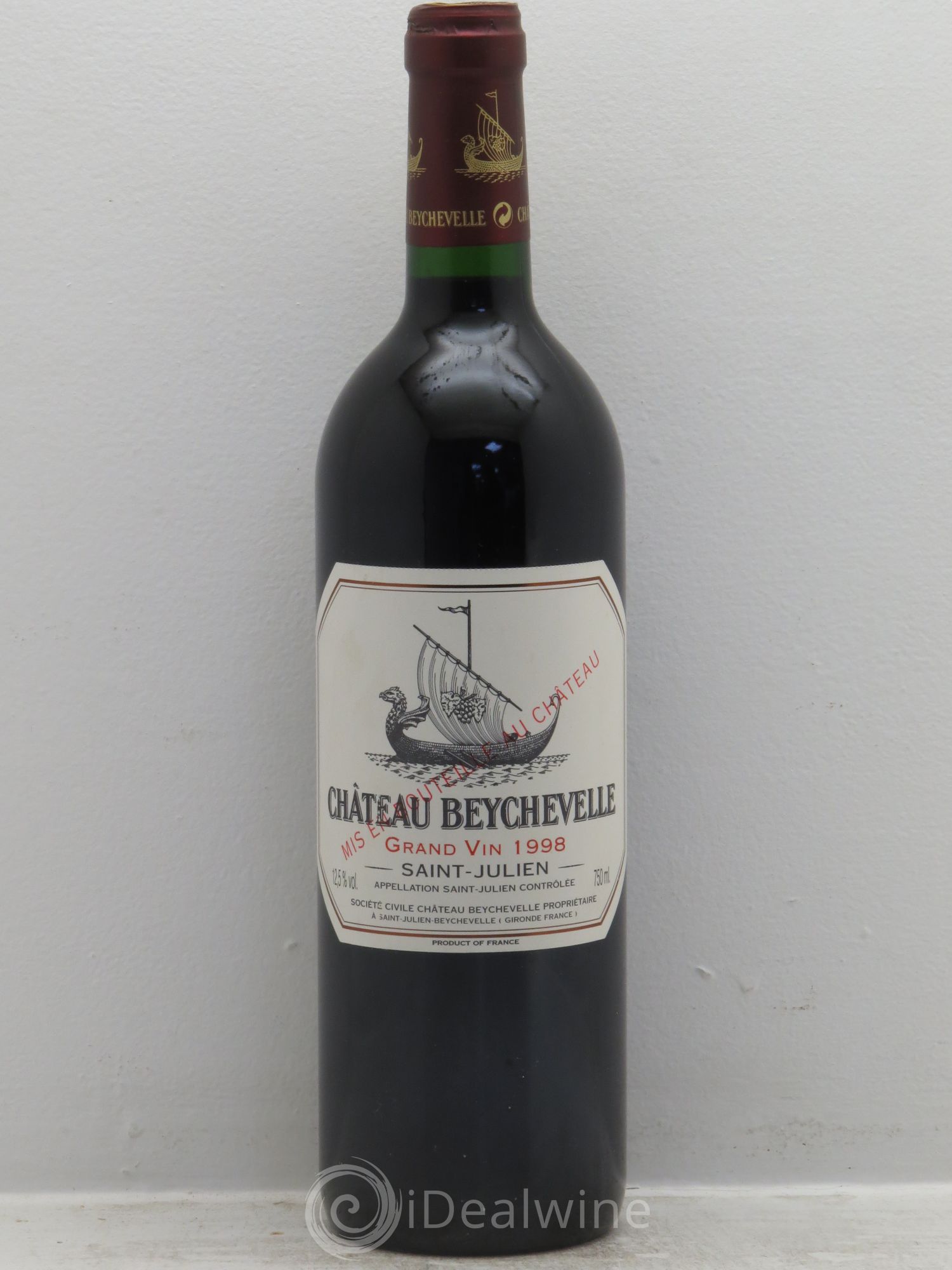 Château Beychevelle 4ème Grand Cru Classé 1998 - Lot de 1 bouteille - 0