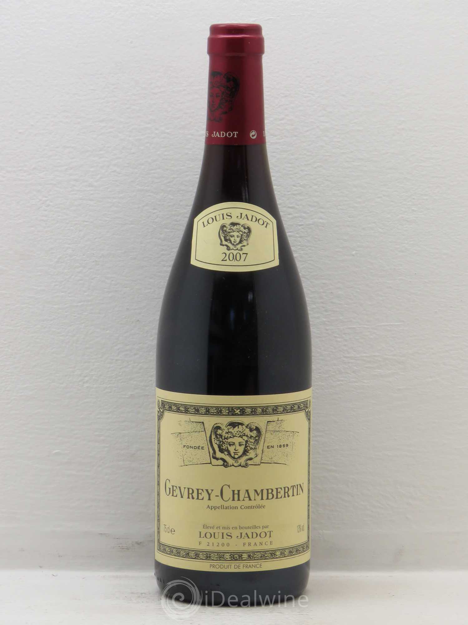 Gevrey-Chambertin Louis Jadot 2007 - Lot de 1 bouteille - 0