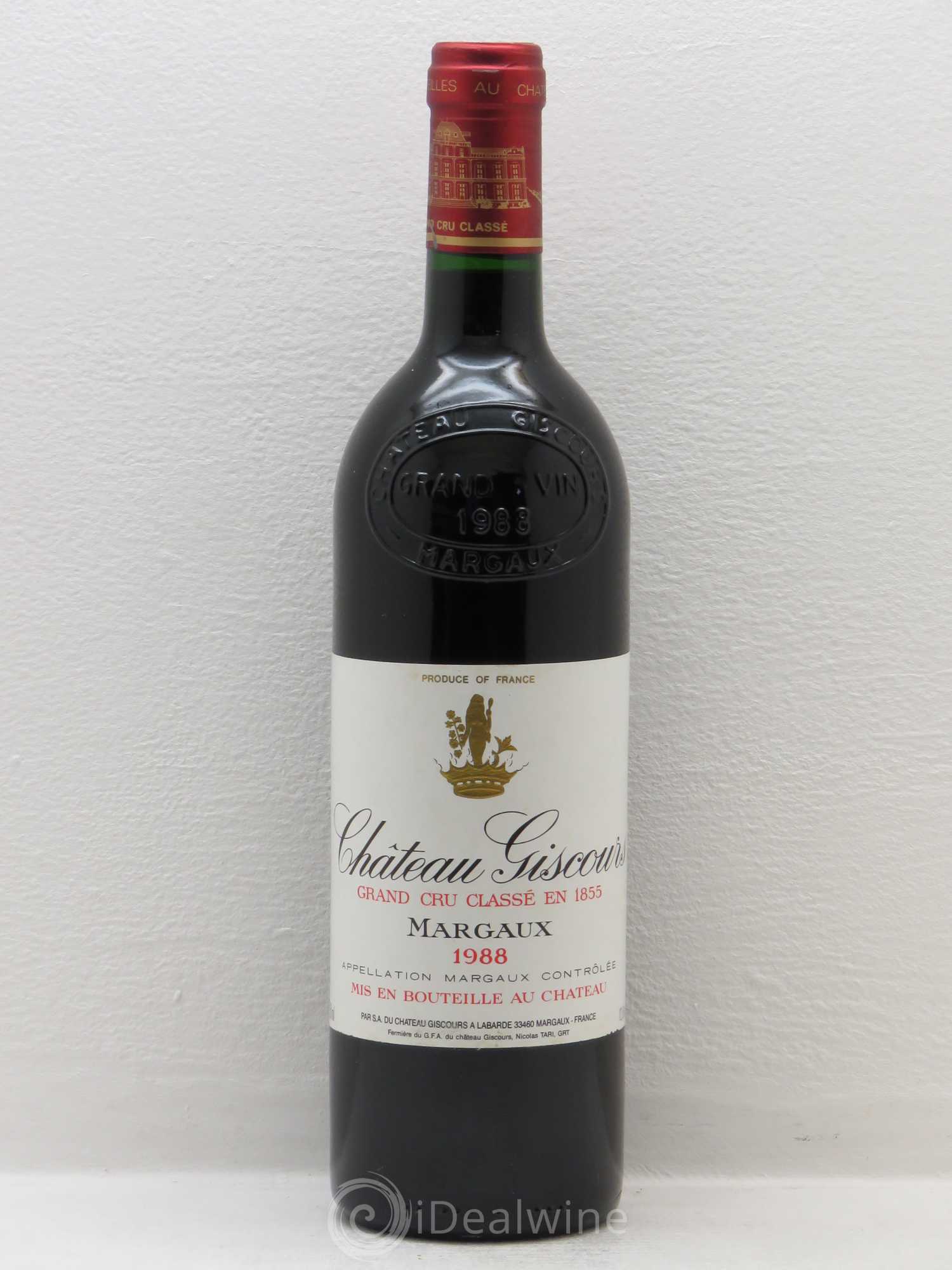 Château Giscours 3ème Grand Cru Classé 1988 - Lot de 1 bouteille - 0
