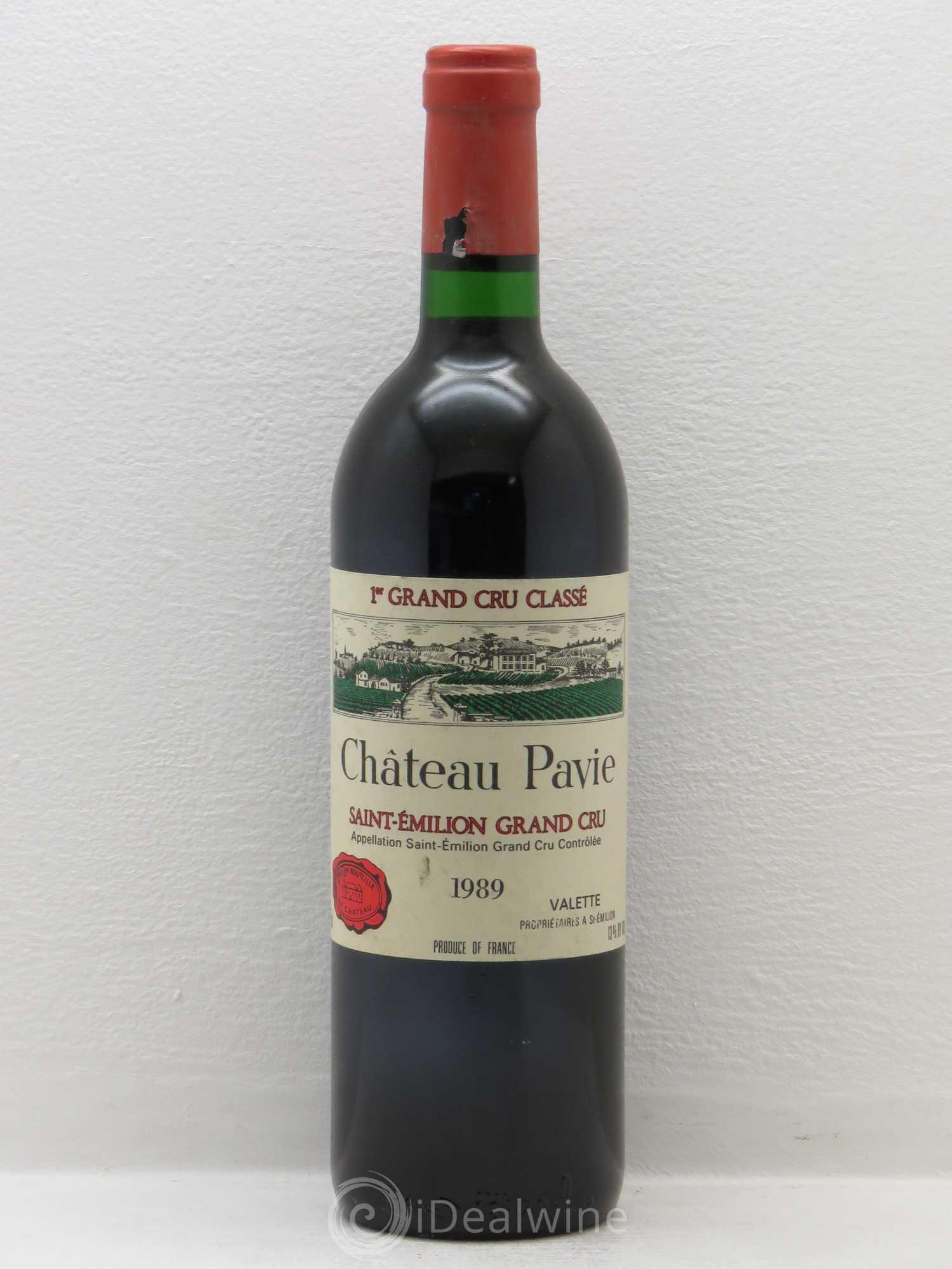 Château Pavie 1er Grand Cru Classé A 1989 - Lot de 1 bouteille - 0