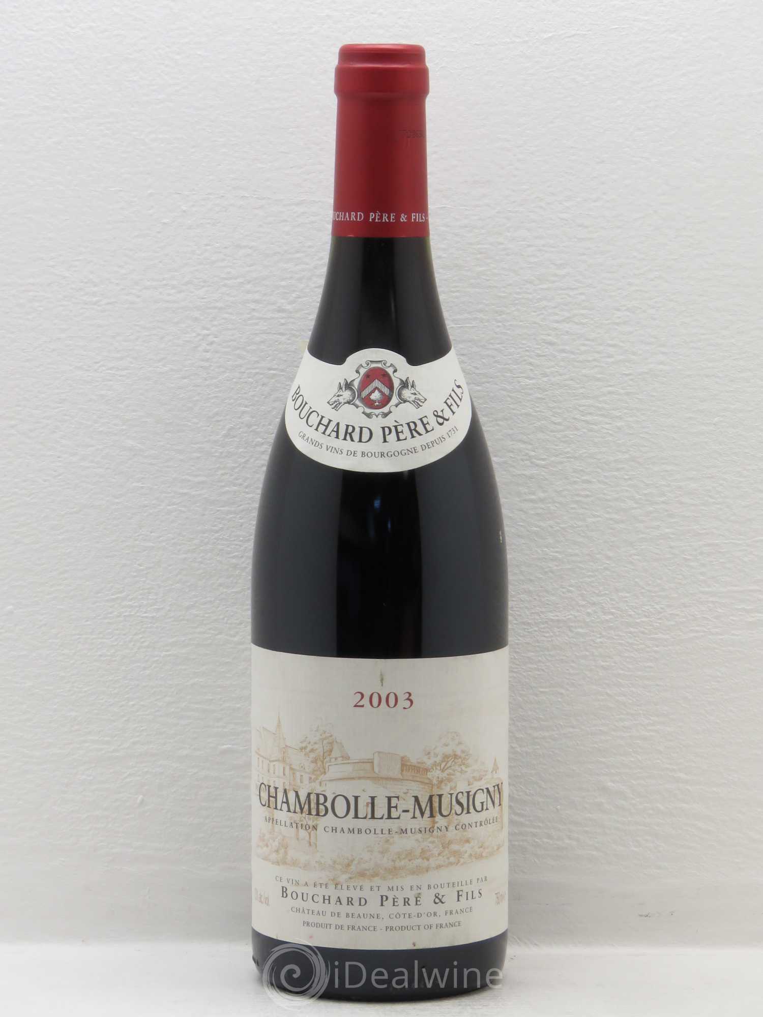 Chambolle-Musigny Bouchard Pere Et Fils 2003 - Lot de 1 bouteille - 0