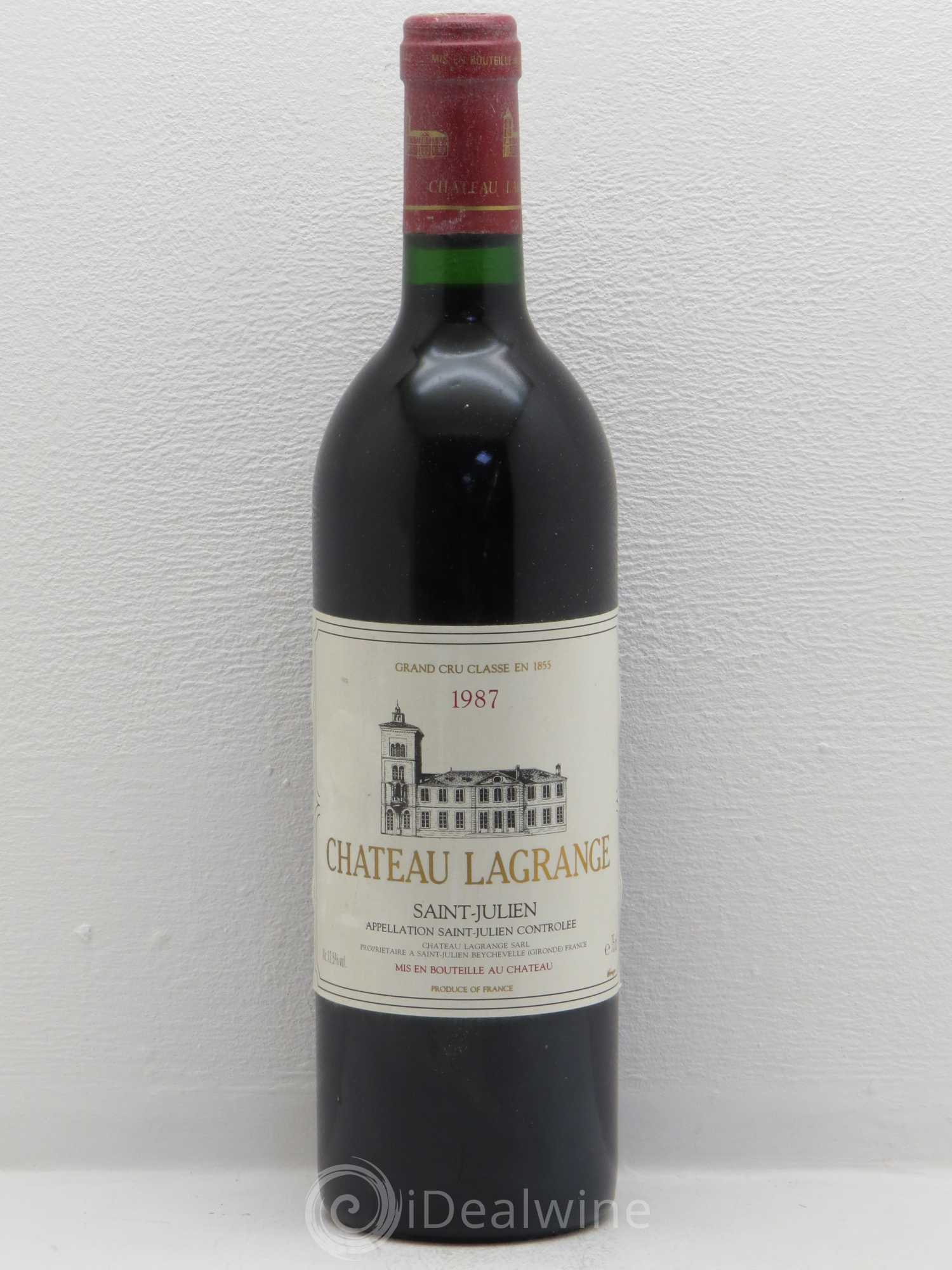 Château Lagrange 3ème Grand Cru Classé 1987 - Lot de 1 bouteille - 0
