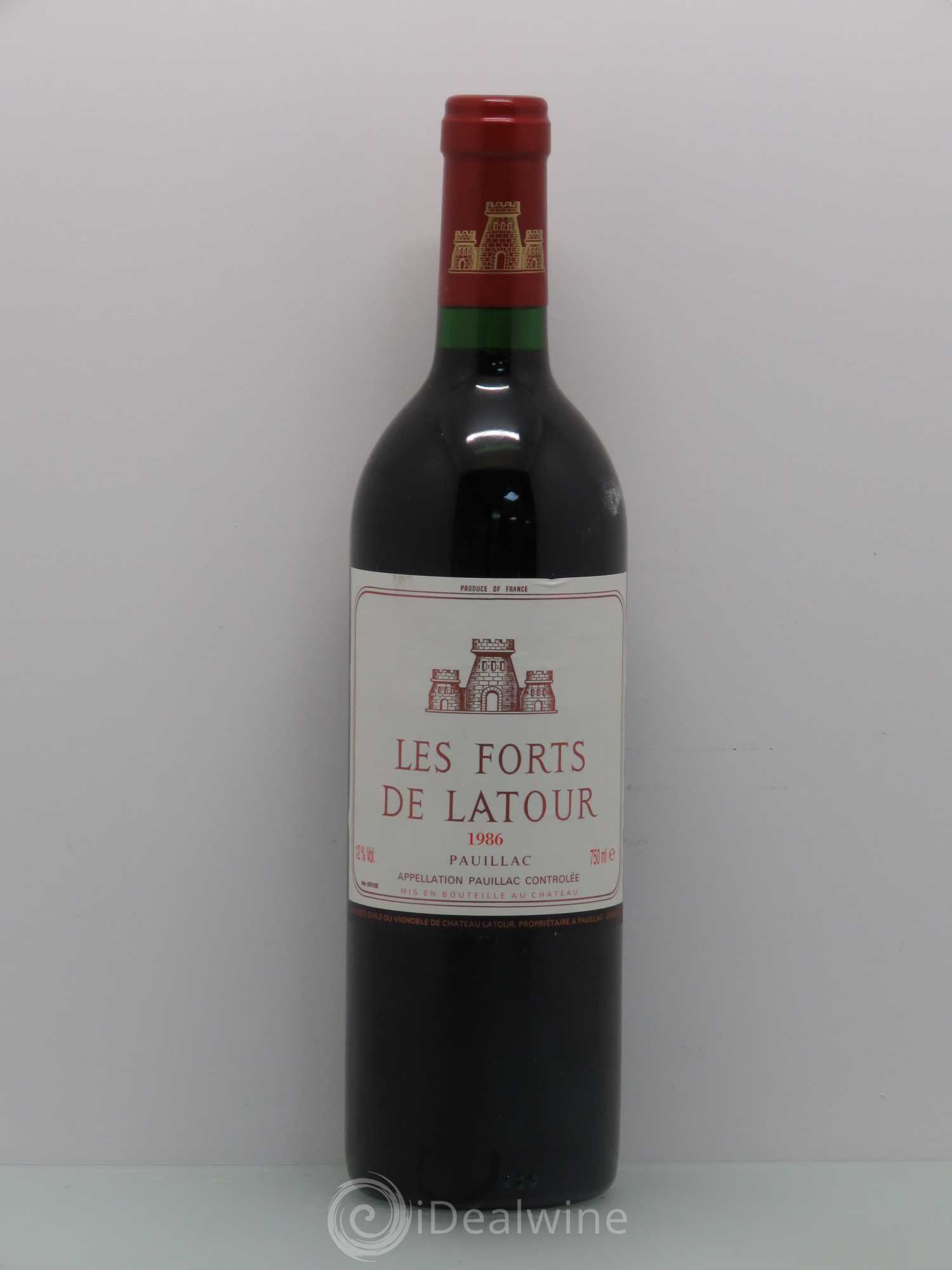 Les Forts de Latour Second Vin 1986 - Lot de 1 bouteille - 0