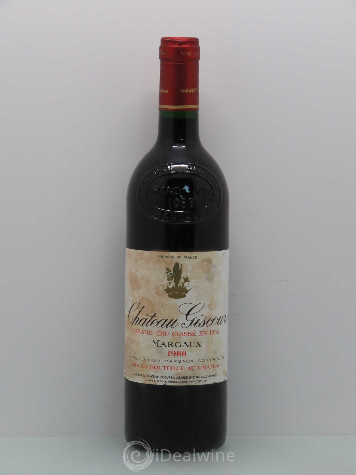 Château Giscours 3ème Grand Cru Classé 1988 - Lot de 1 bouteille - 0