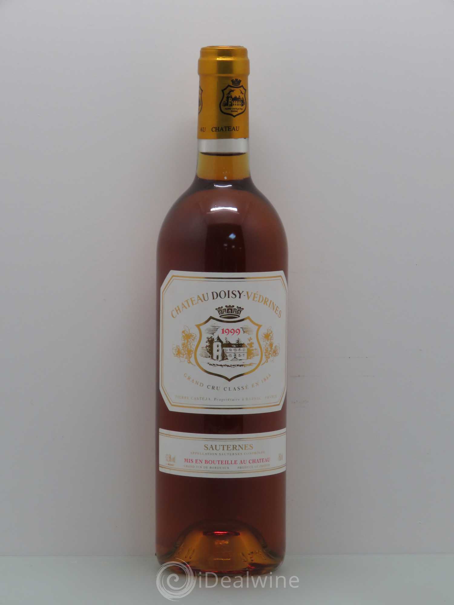 Château Doisy-Védrines 2ème Grand Cru Classé 1999 - Lotto di 1 bottiglia - 0