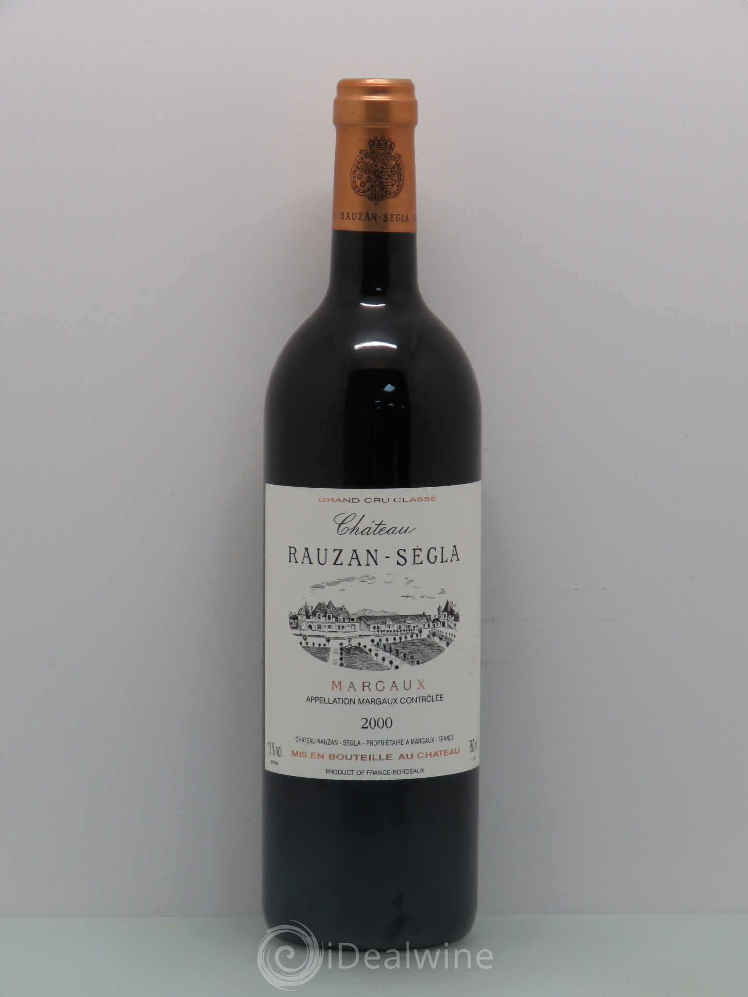 Château Rauzan Ségla Grand Cru Classé 2000 - Lot de 1 bouteille - 0