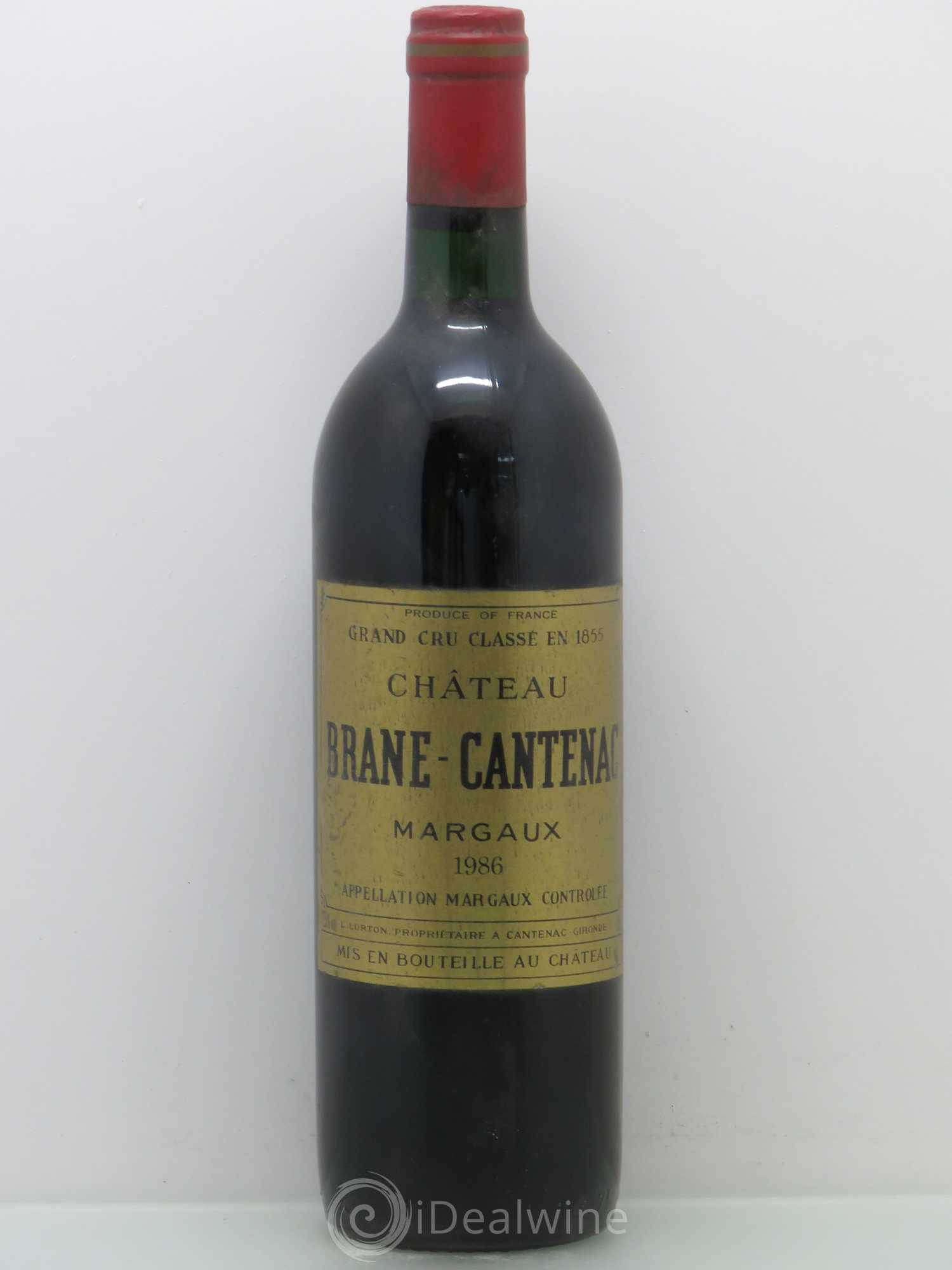 Château Brane Cantenac 2ème Grand Cru Classé 1986 - Lot de 1 bouteille - 0