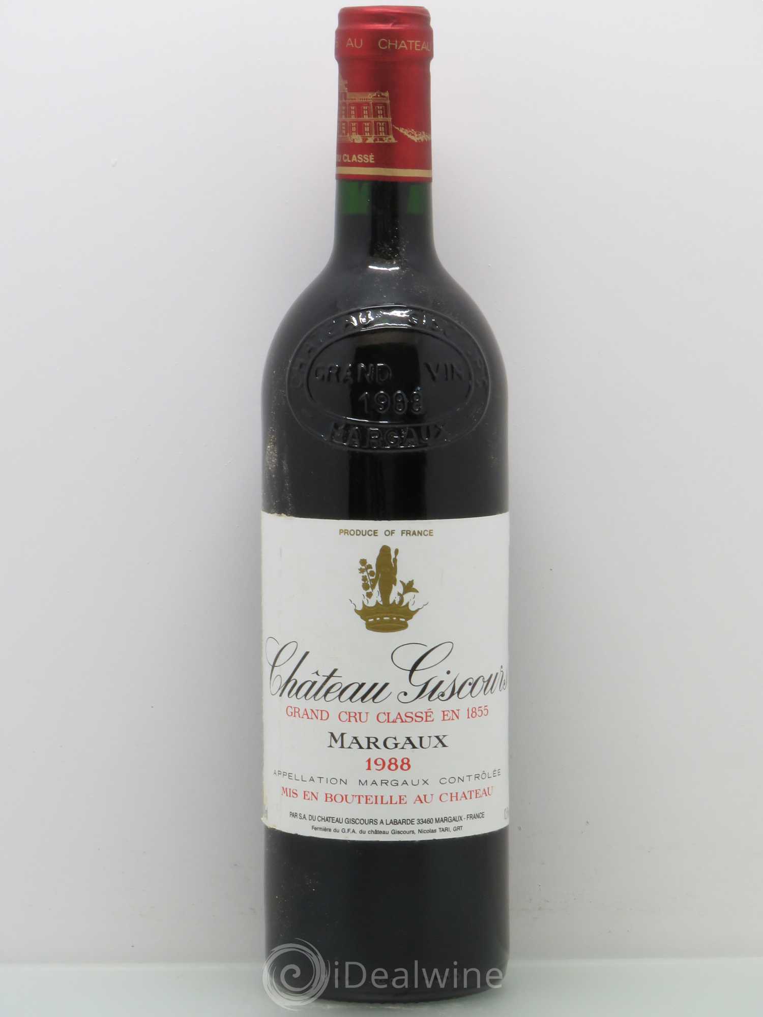 Château Giscours 3ème Grand Cru Classé 1988 - Lot de 1 bouteille - 0