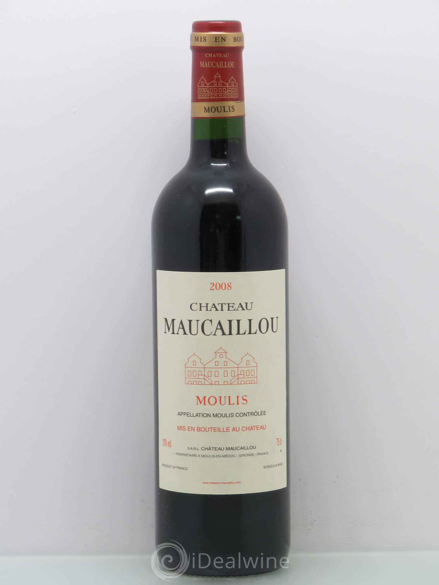 Château Maucaillou 2008 - Lot de 1 bouteille - 0