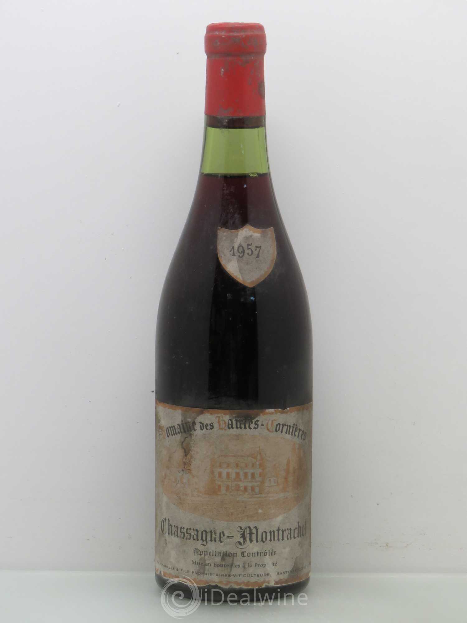 Chassagne-Montrachet Domaine des Hautes Cornieres 1957 - Posten von 1 Flasche - 0