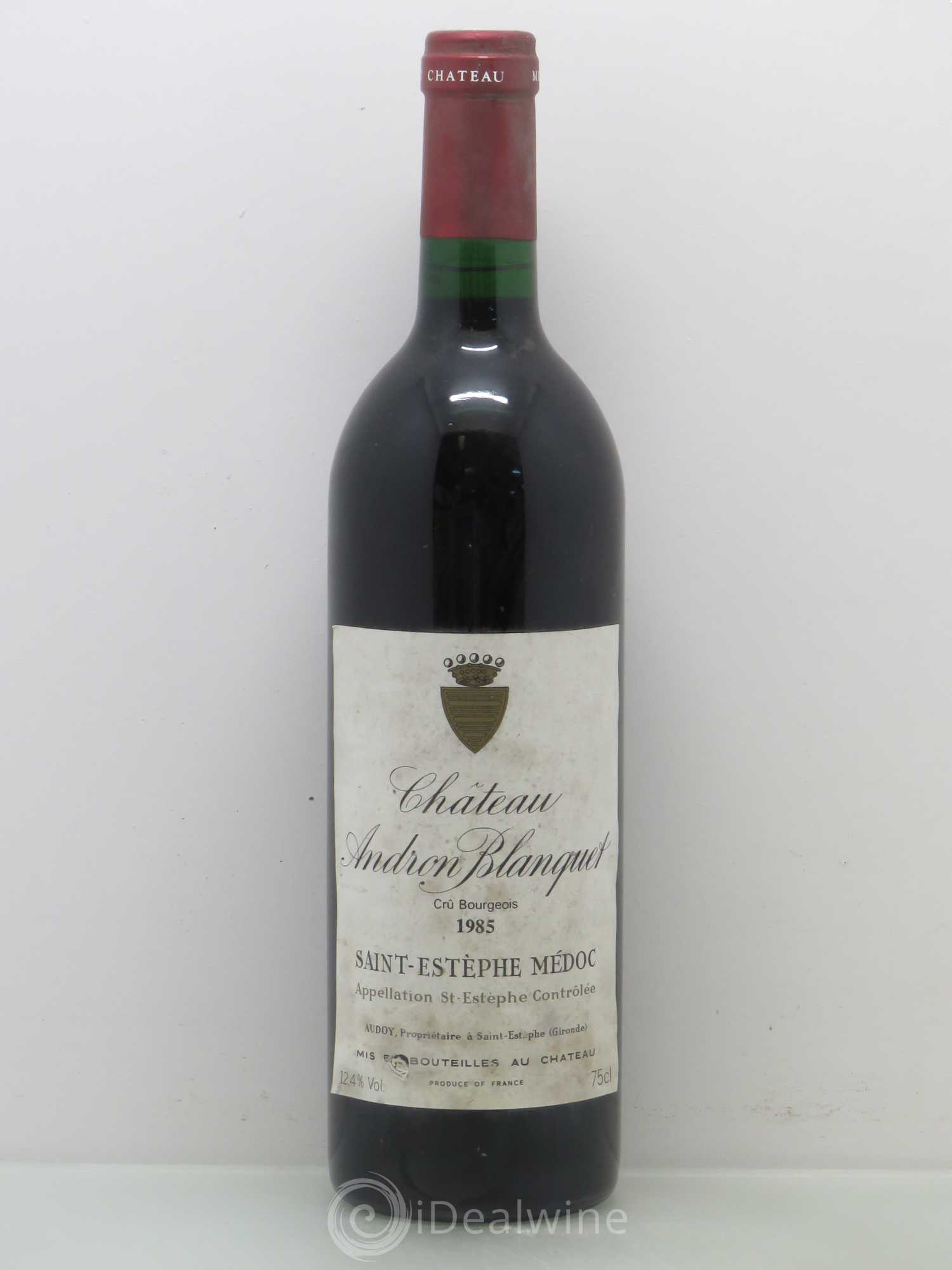 Château Andron Blanquet Cru Bourgeois 1985 - Lot de 1 bouteille - 0