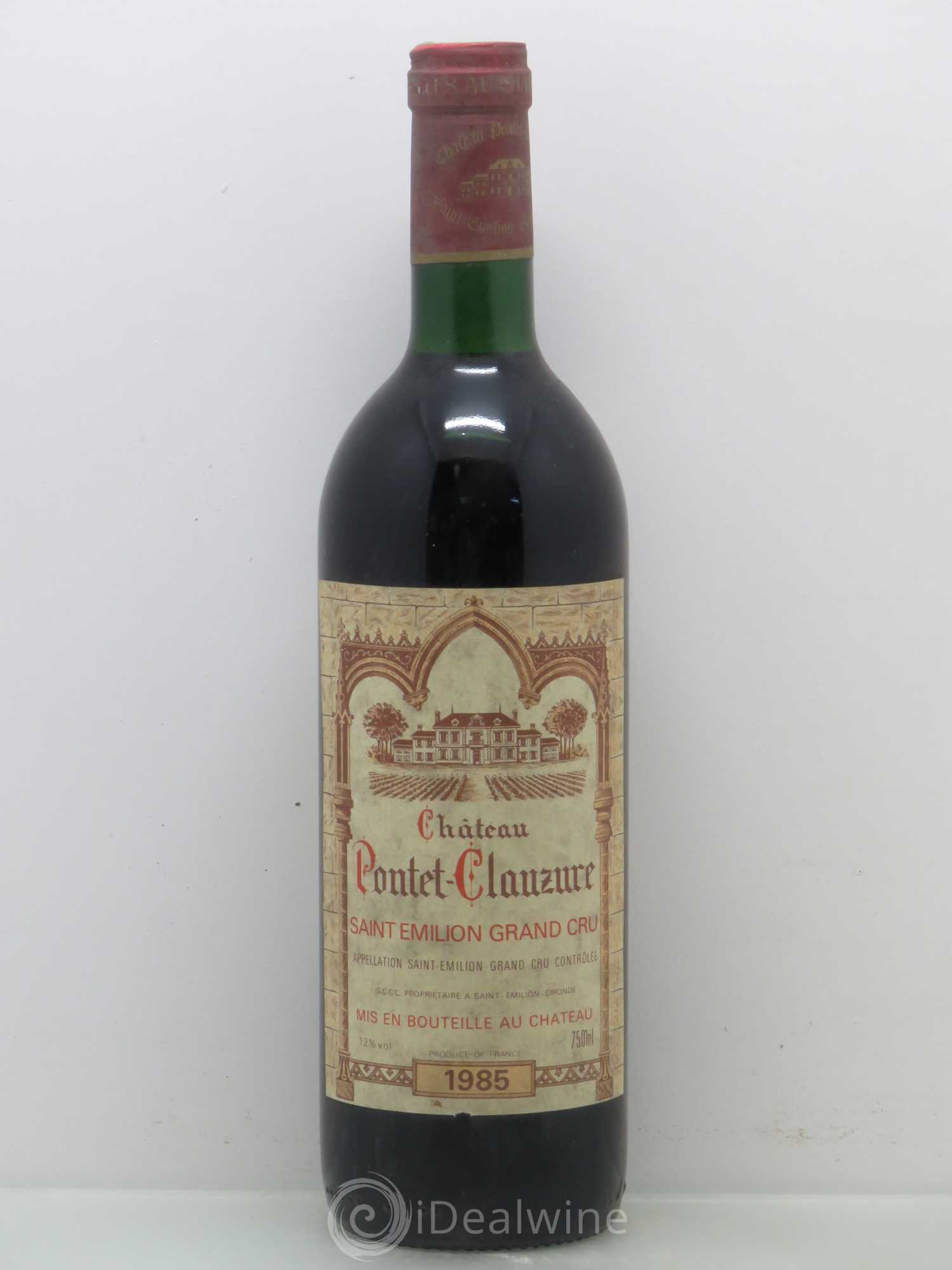 Château Pontet Clauzure 1985 - Lot de 1 bouteille - 0