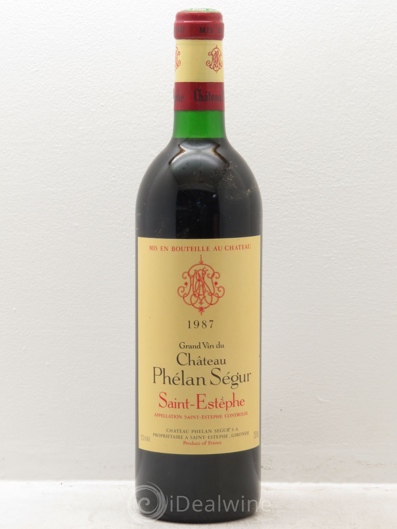Château Phélan Ségur (sans prix de réserve) 1987 - Lot de 1 bouteille - 0