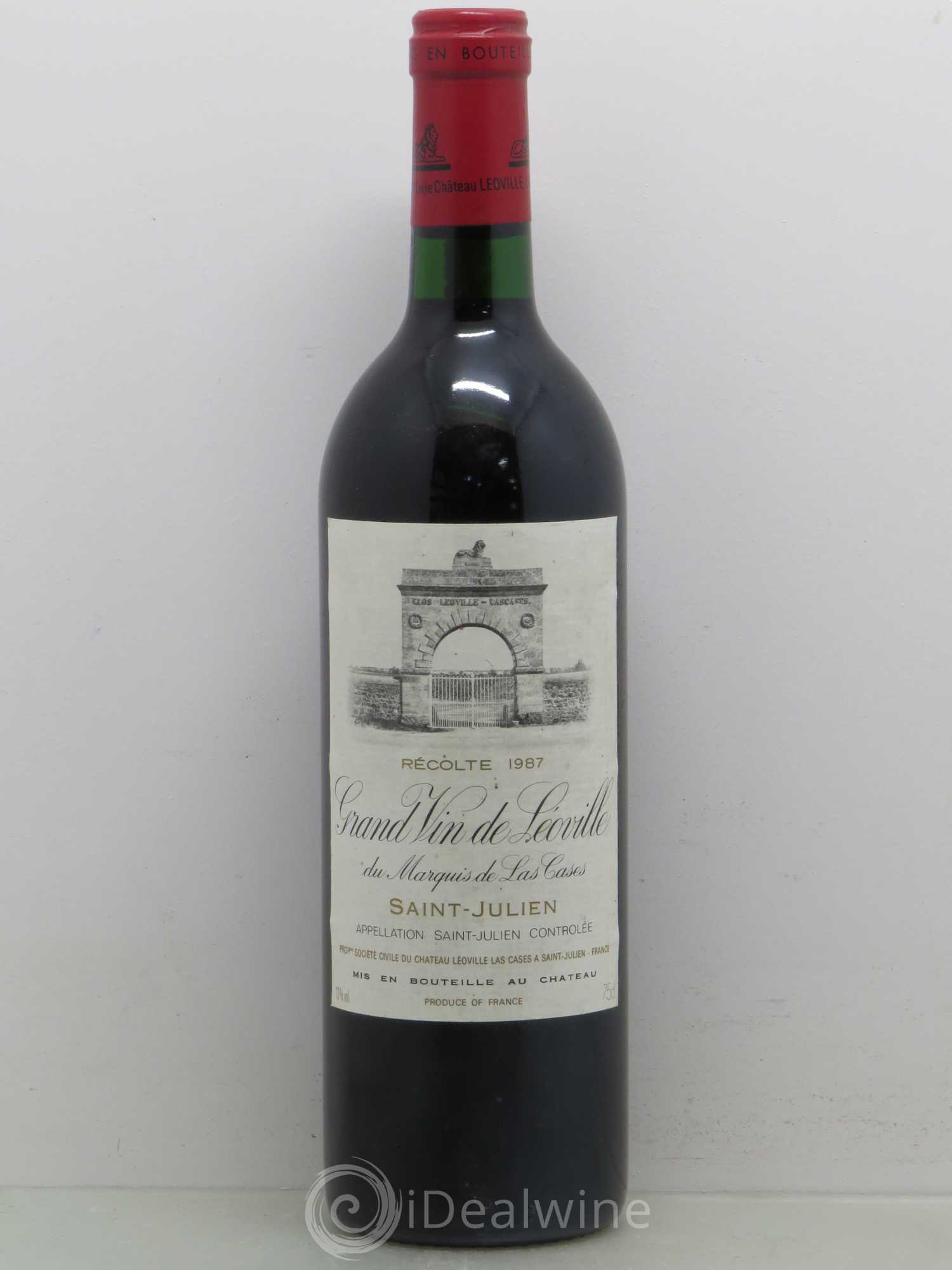 Château Léoville Las Cases 2ème Grand Cru Classé 1987 - Lot de 1 bouteille - 0